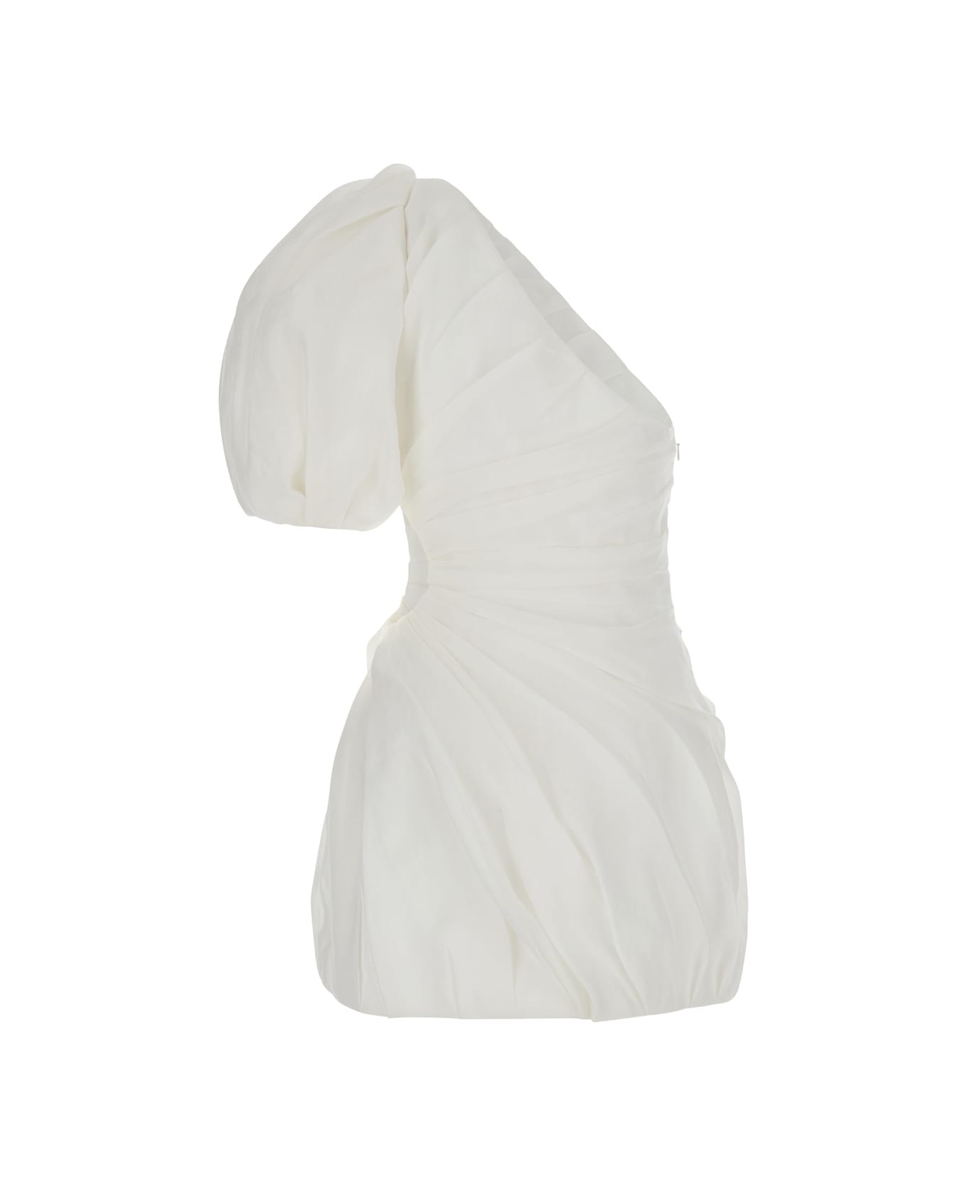 Chloé Asymmetrical Mini Dress - White