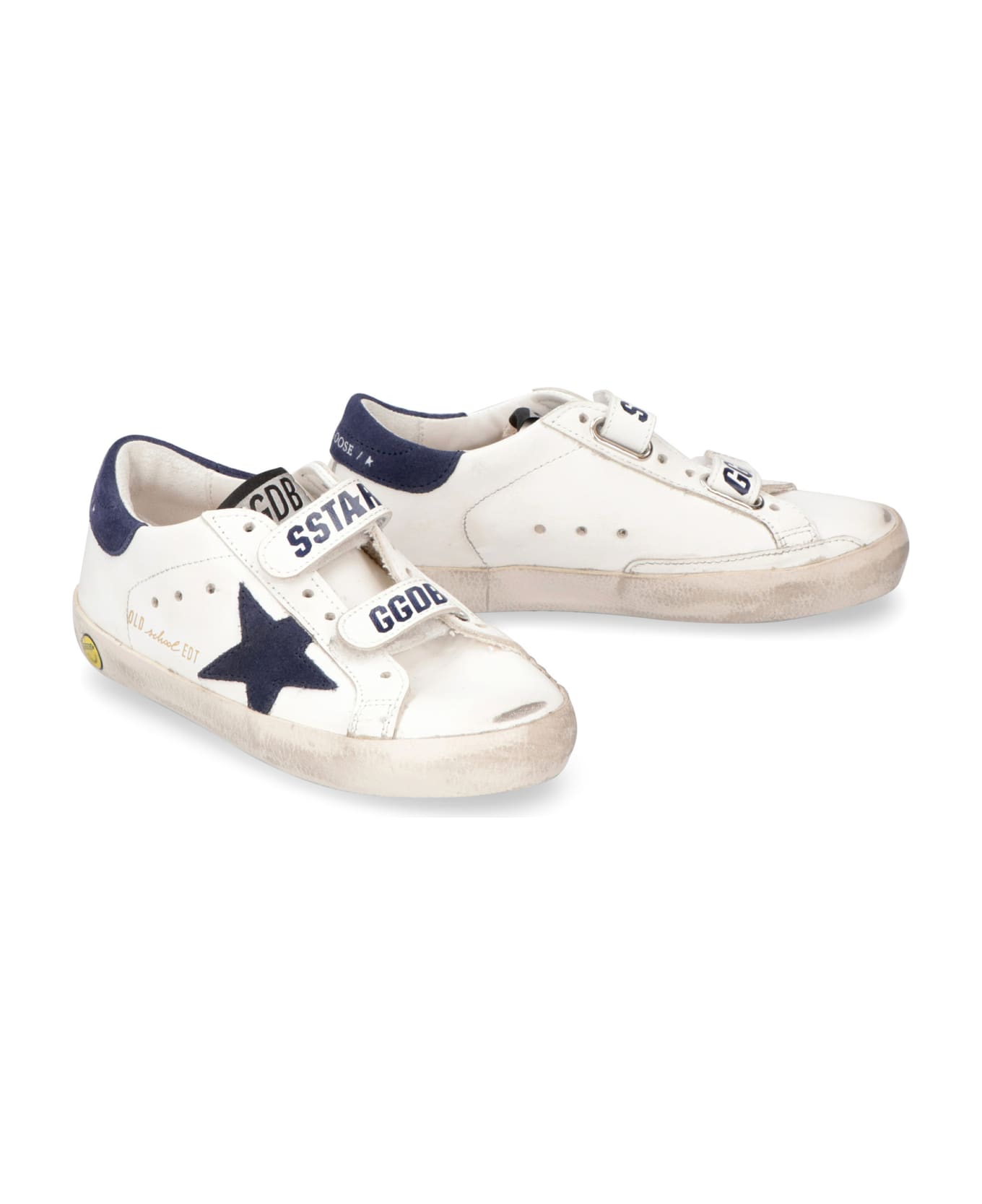 Golden Goose Old School Leather Low-top Sneakers - WHITE