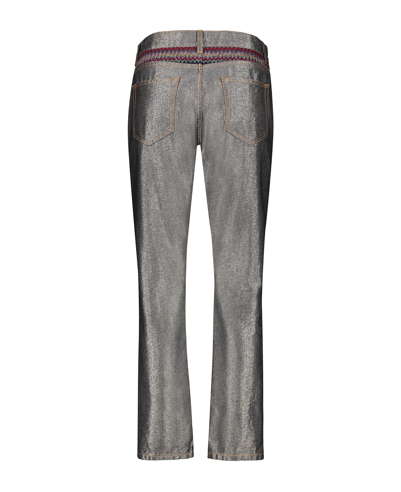 Missoni 5-pocket Straight-leg Jeans - Silver