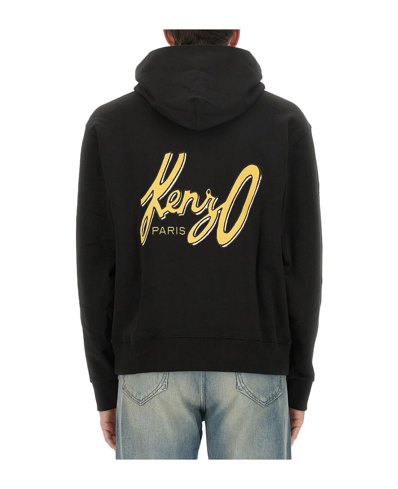Kenzo Sweatshirt With Logo - NERO フリース