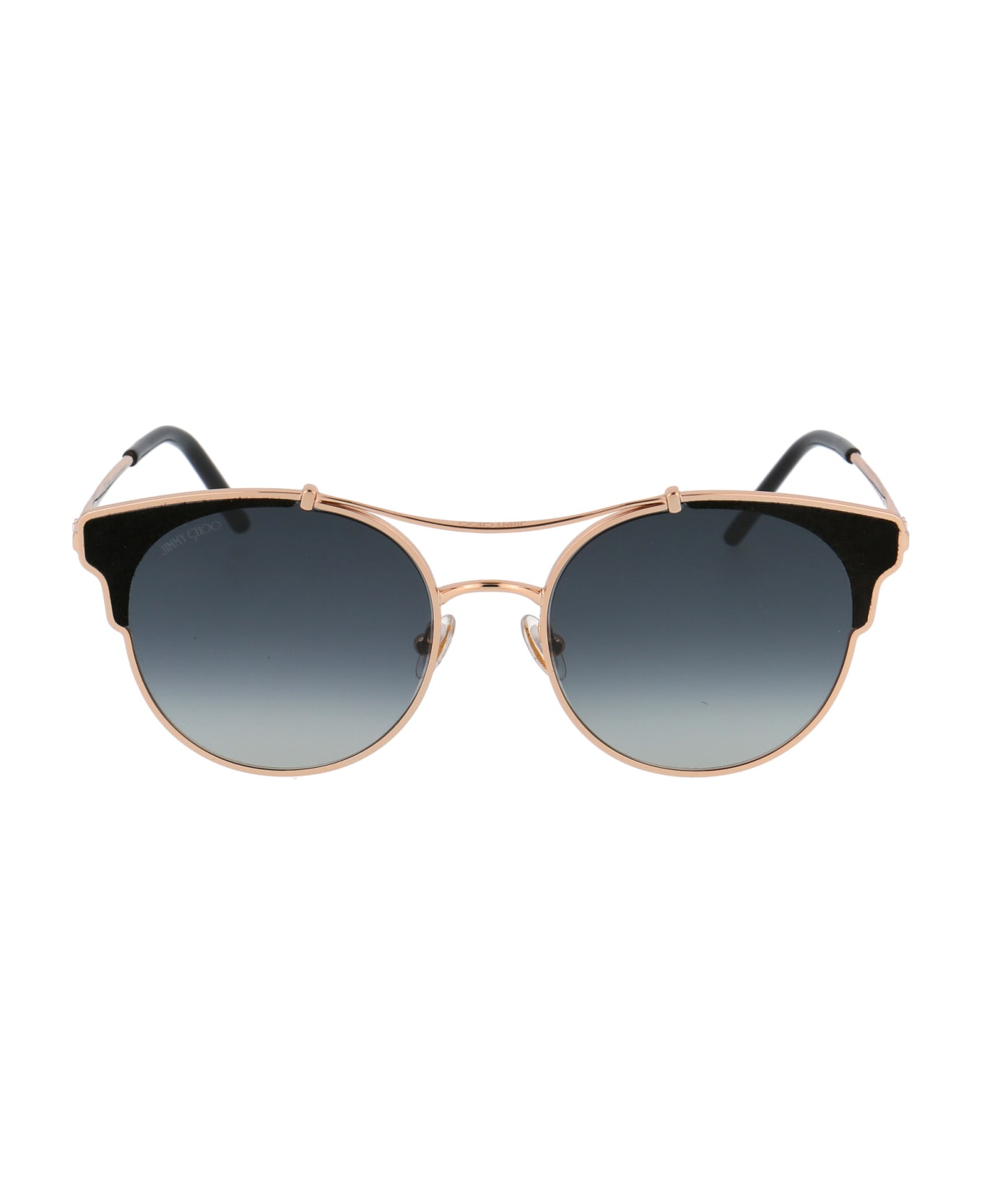 Jimmy Choo Eyewear Lue/s Sunglasses - RHL1I GOLD BLACK サングラス
