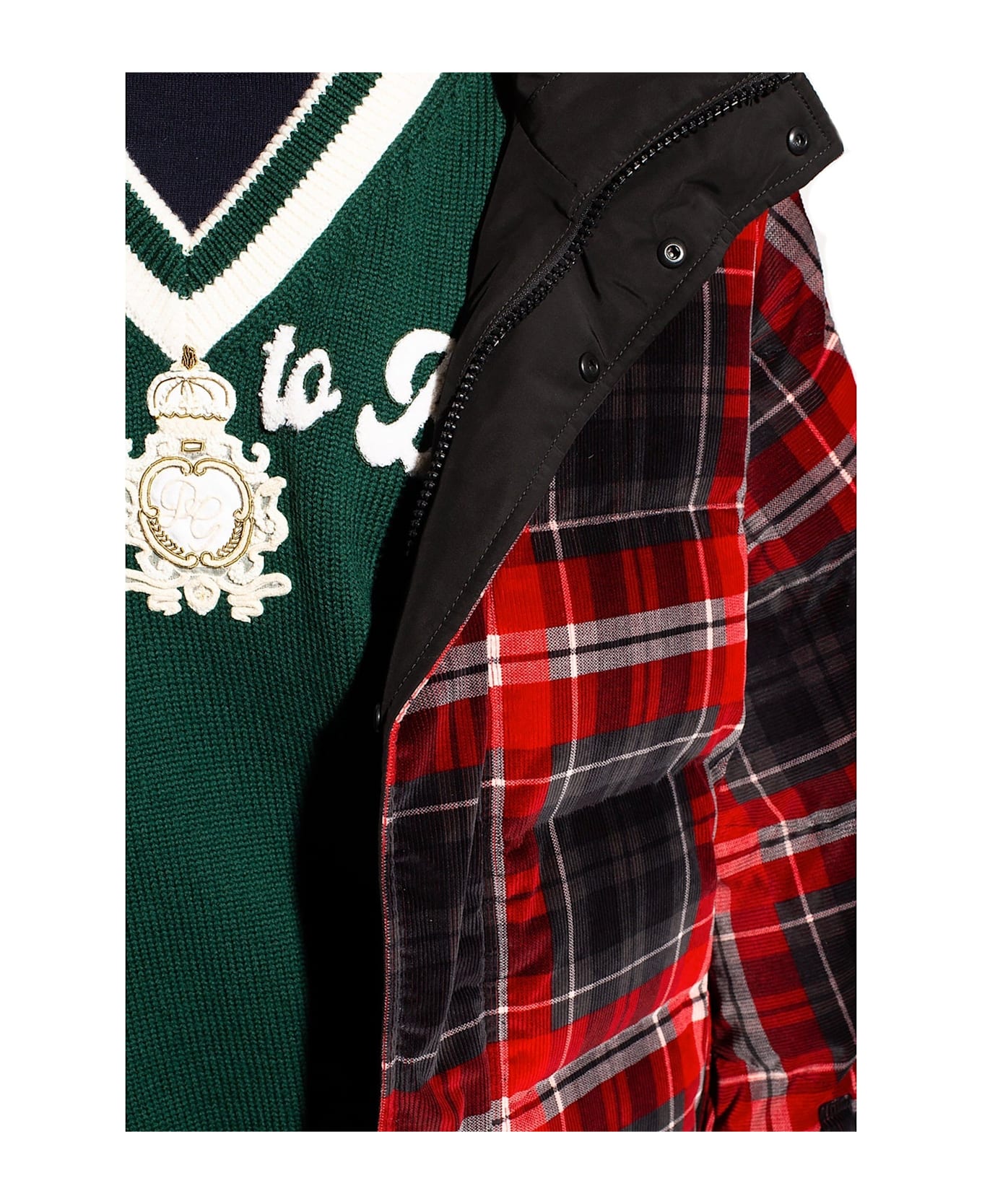 Dolce 
Gabbana Reversible Artastic Bomber - Black