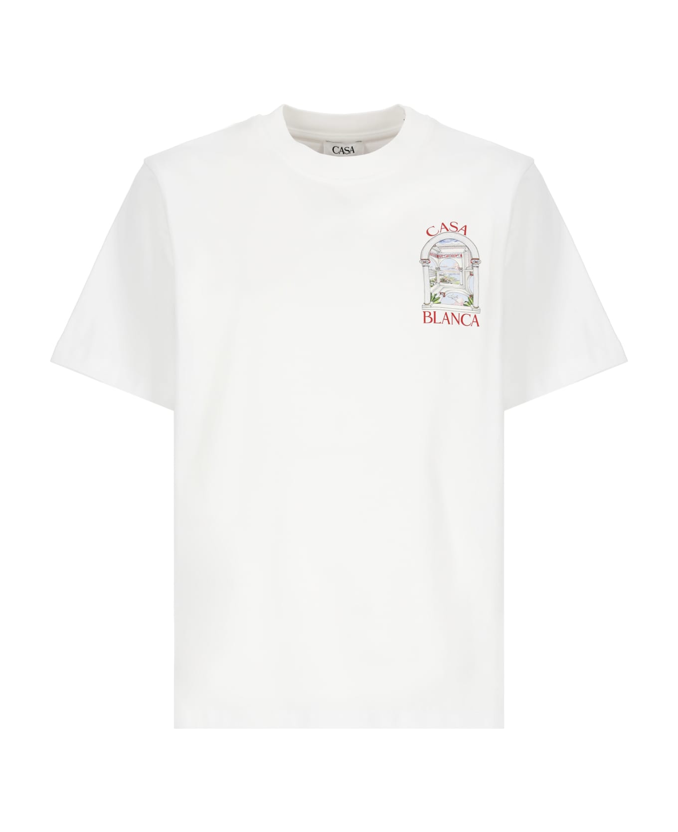 Casablanca T-shirt With Print - White