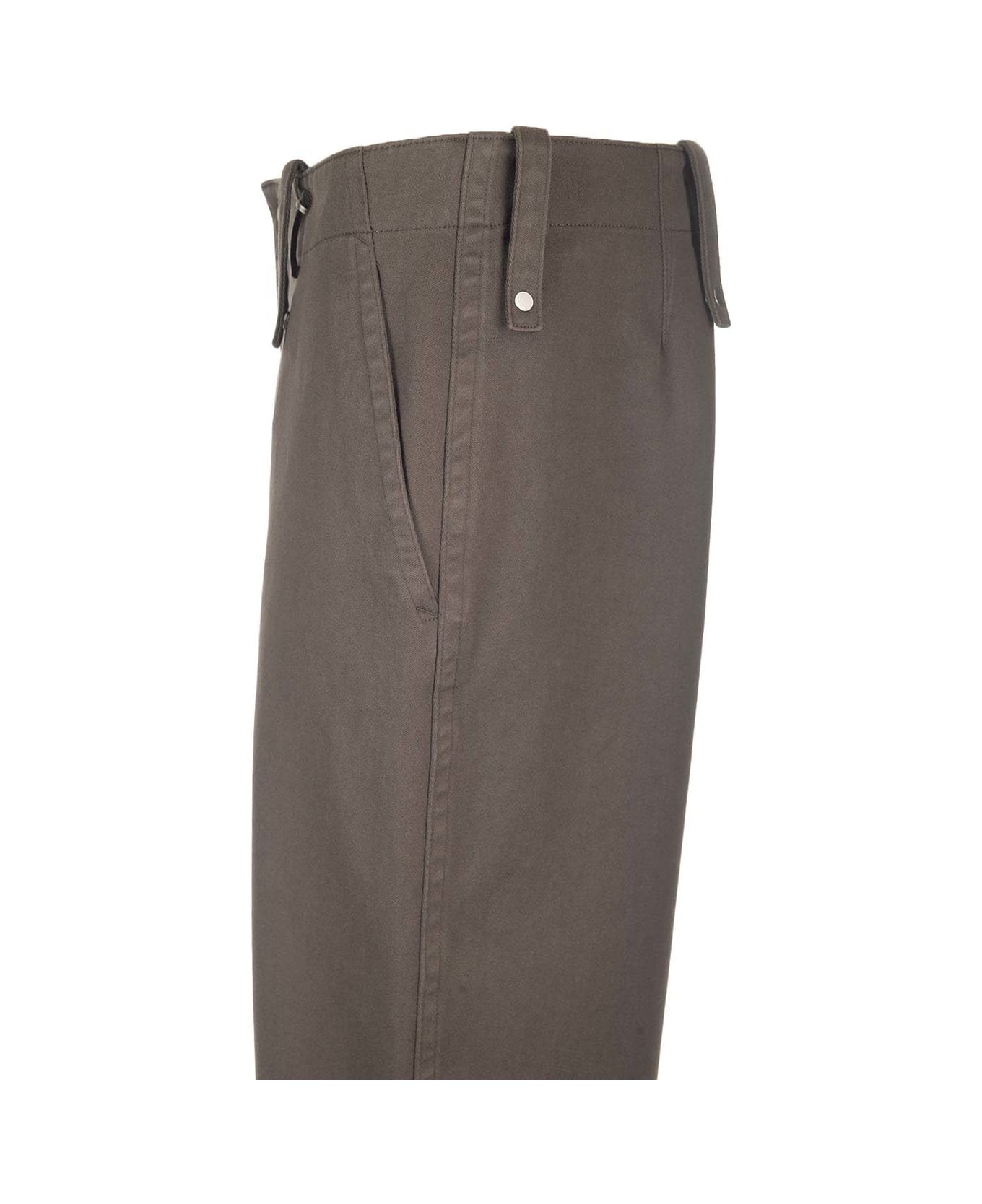 Burberry Straight Leg Trousers - Brown