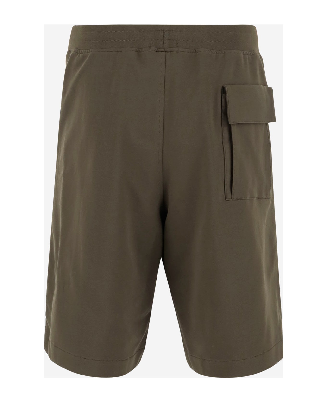 C.P. Company Stretch Cotton Short Pants - Green