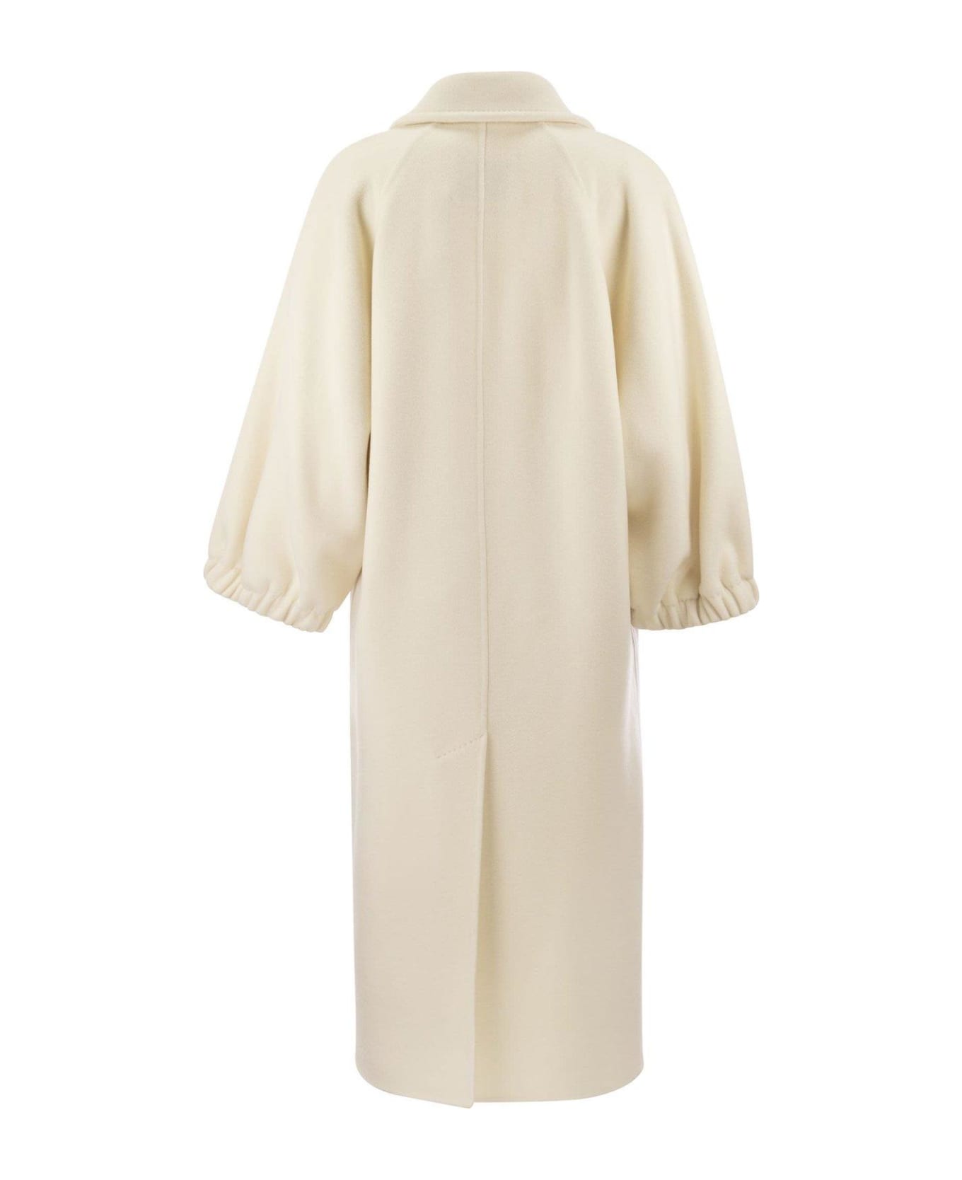 Max Mara Zaffo Double-breasted Coat - White