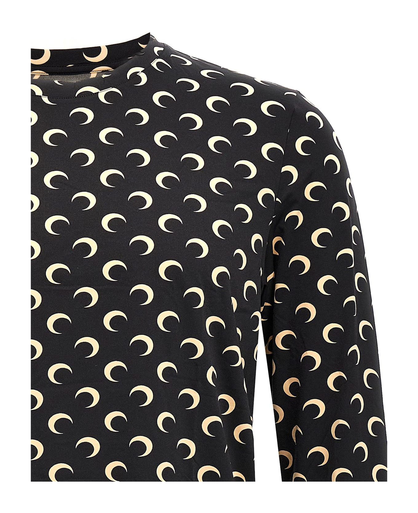 Marine Serre Moon Printed Long-sleeved T-shirt - INVERSETAN