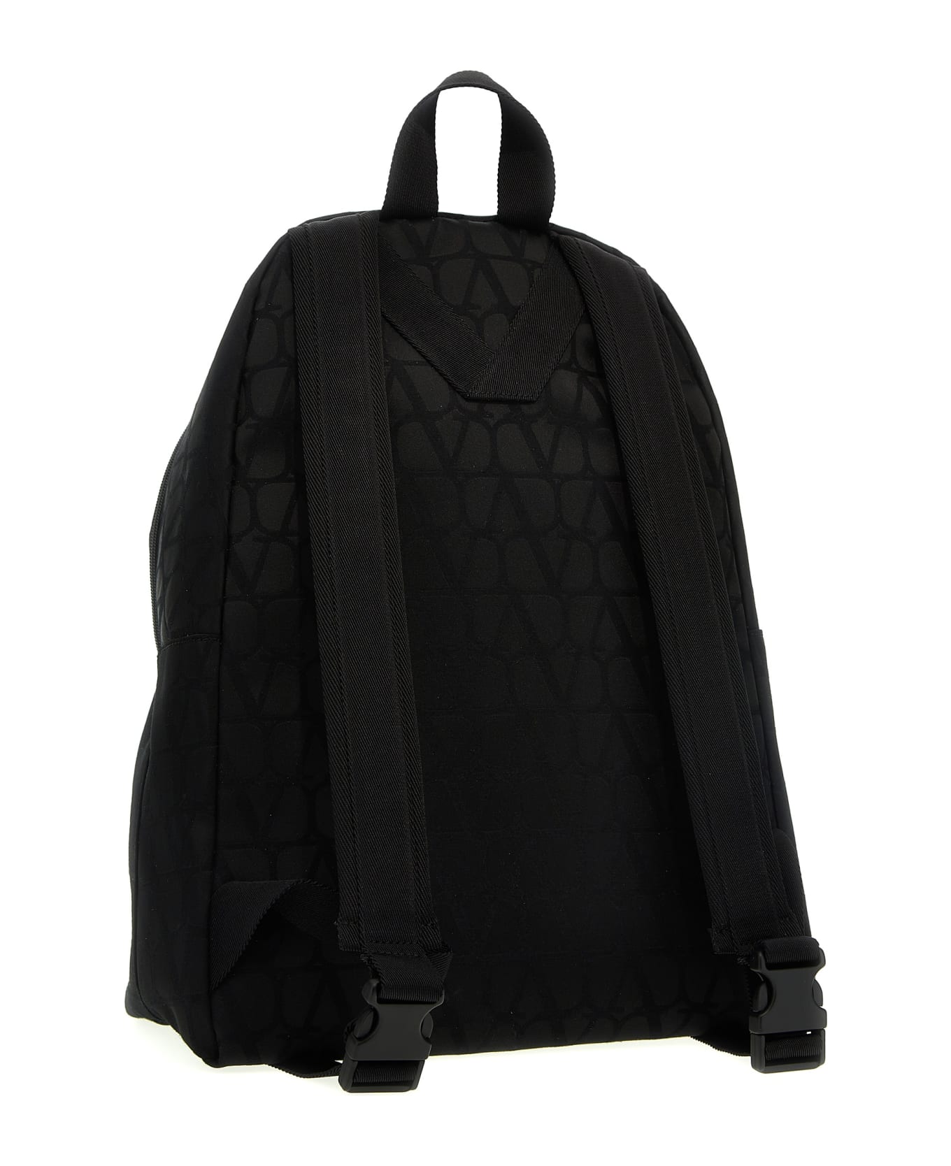 Valentino Garavani 'toile Iconographe' Backpack - Black  