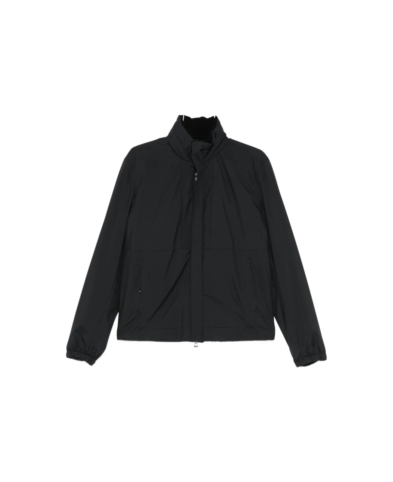 Paul&Shark Typhoon Pertex Save The Sea Jacket With Shark Fin - Nero