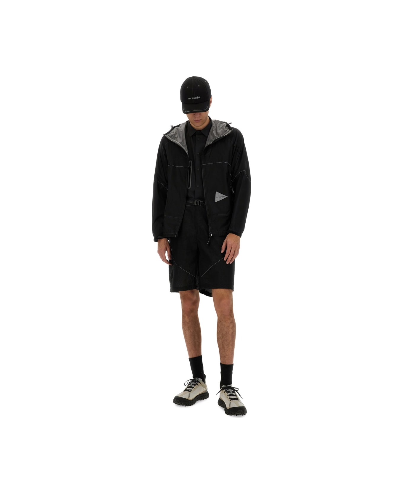 And Wander "3l Ul" Jacket - BLACK