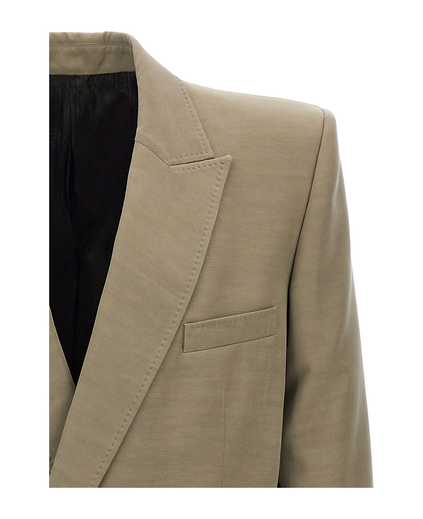 Balmain Cupro Blazer - Green