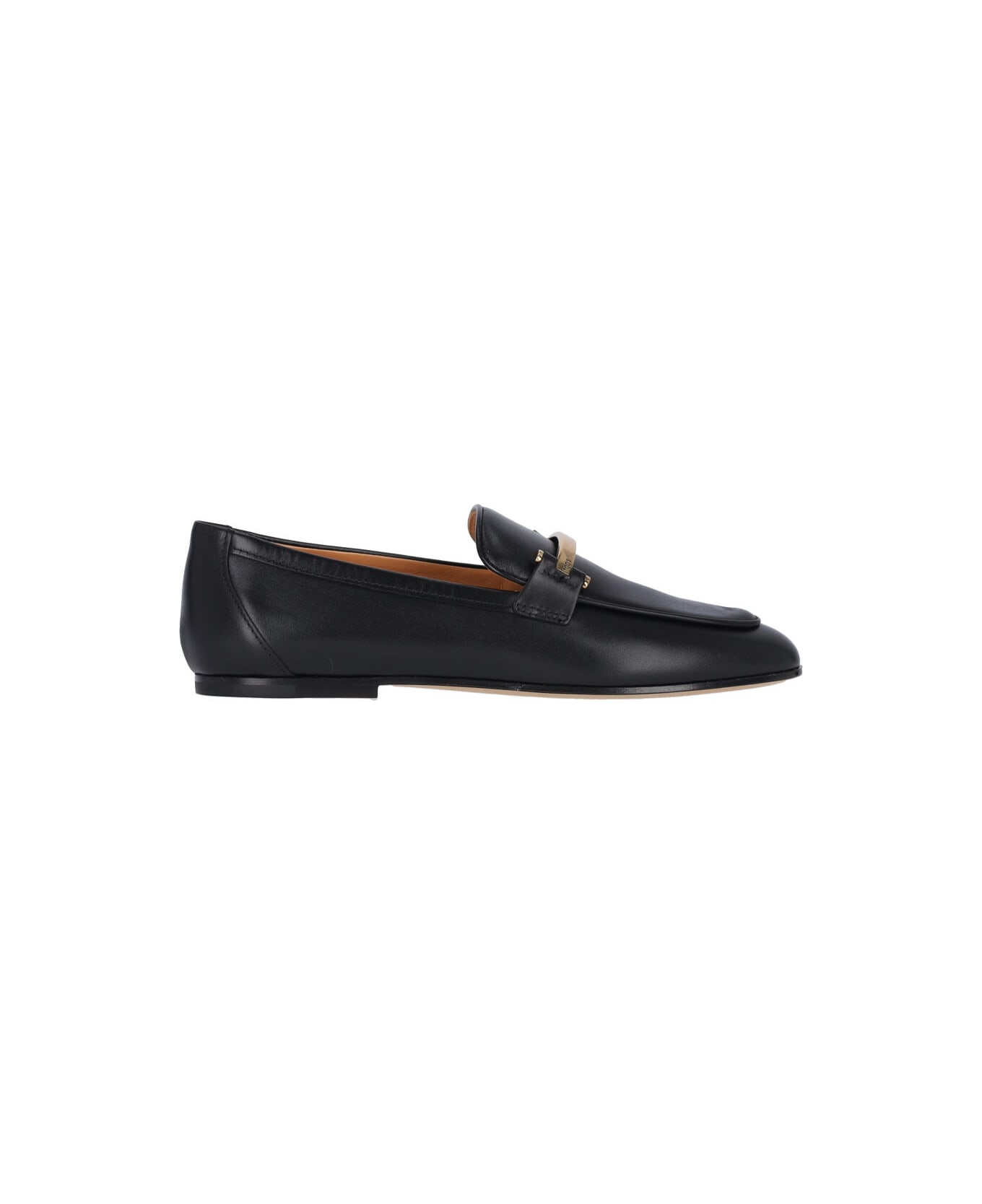 Tod
s Leather Loafers - BLACK