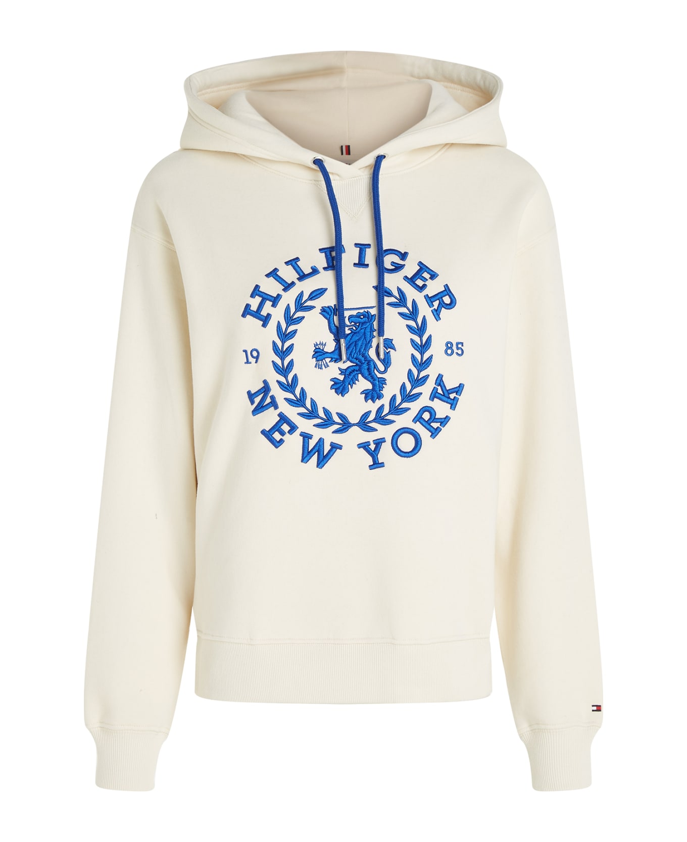 Tommy Hilfiger Regular Fit Sweatshirt With Hood And Th Emblem - CALICO