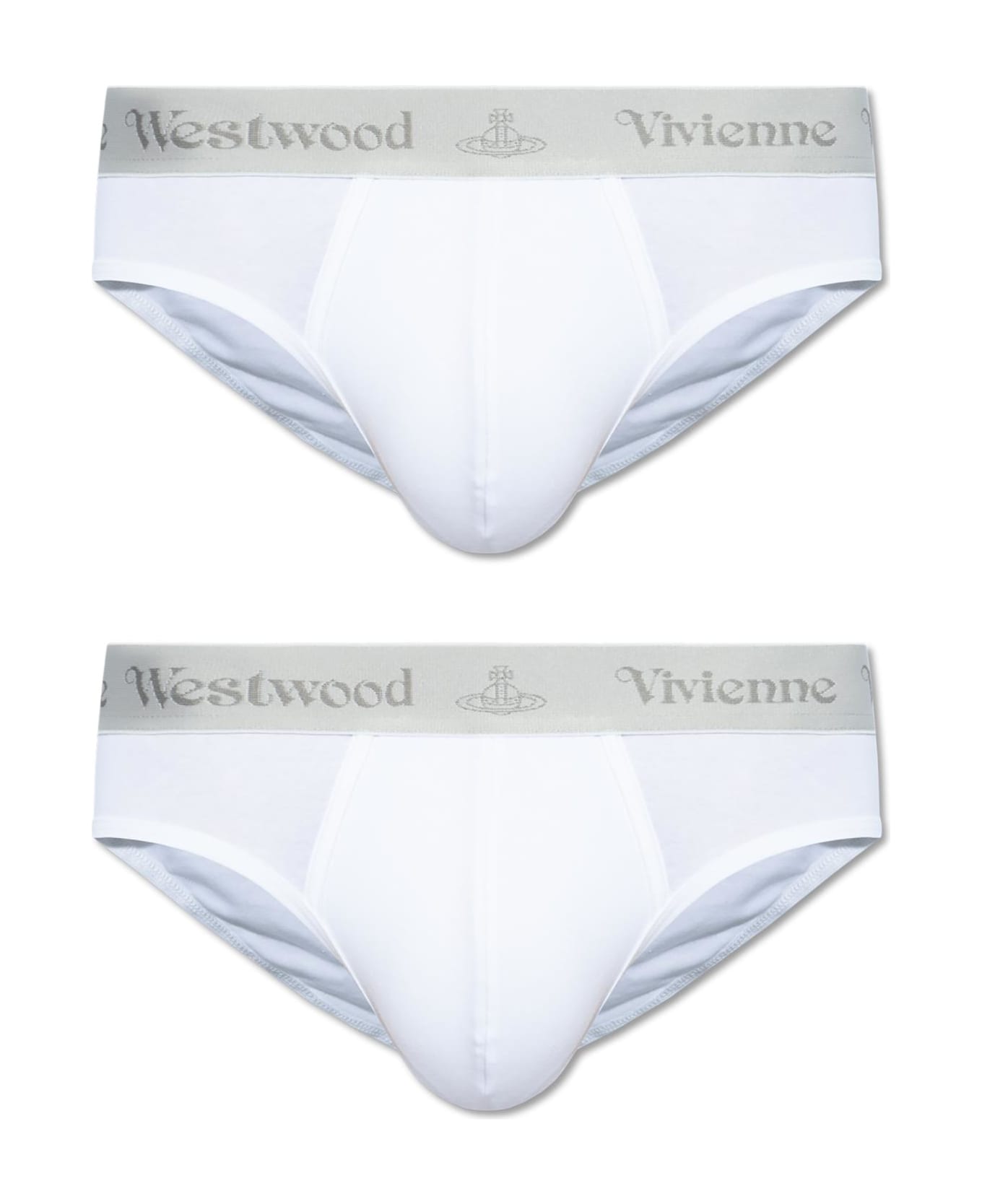Vivienne Westwood Two-pack Of Briefs - WHITE