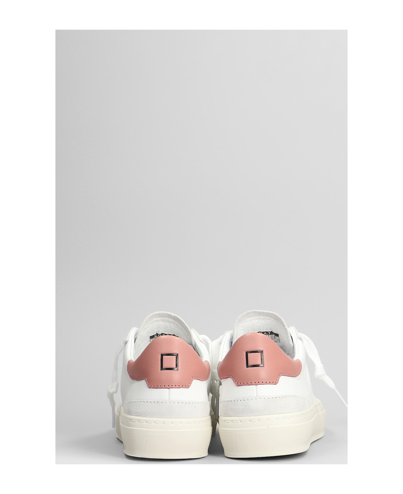 D.A.T.E. Sonica Sneakers In White Leather - white