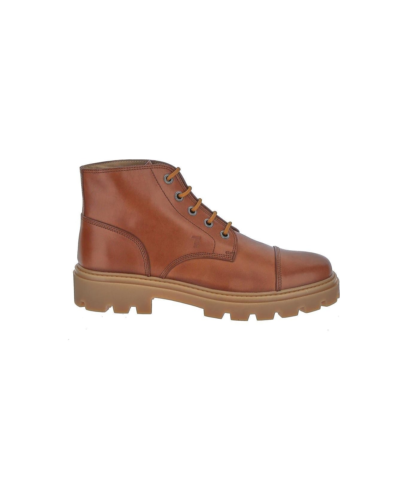 Tod
s Ankle Boots In Leather - BROWN
