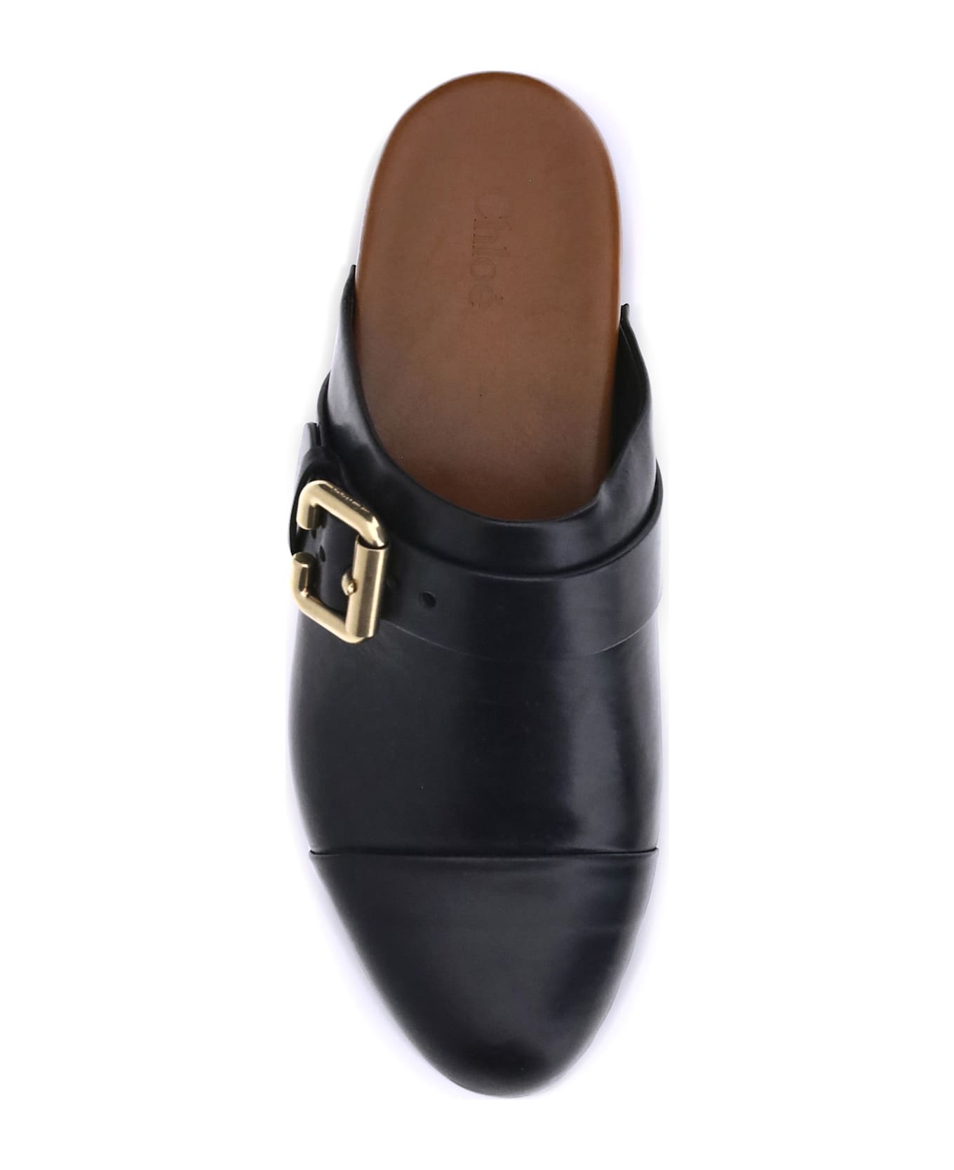 Chloé Jeannette Mules - Black