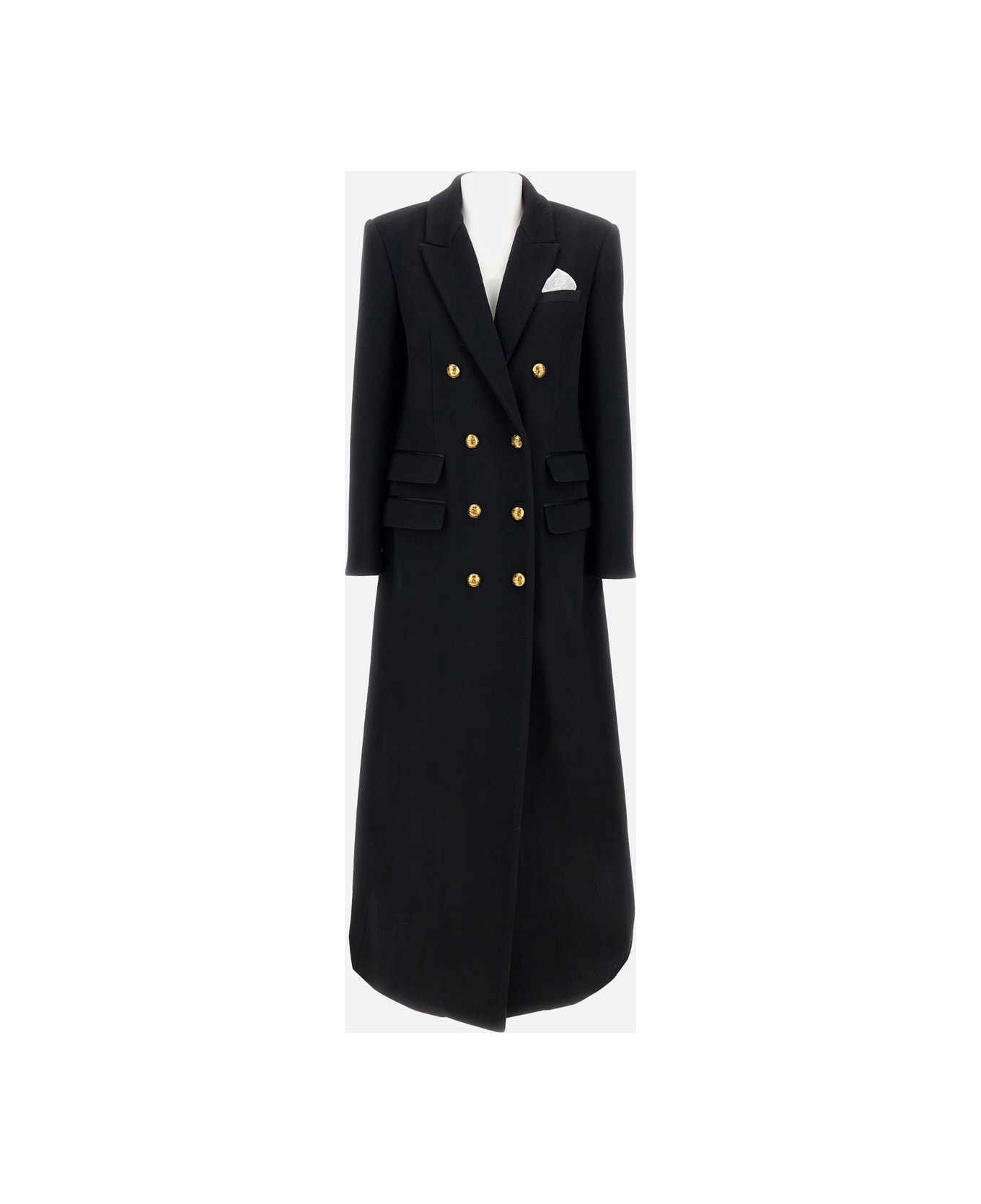 Elisabetta Franchi Coat - Black