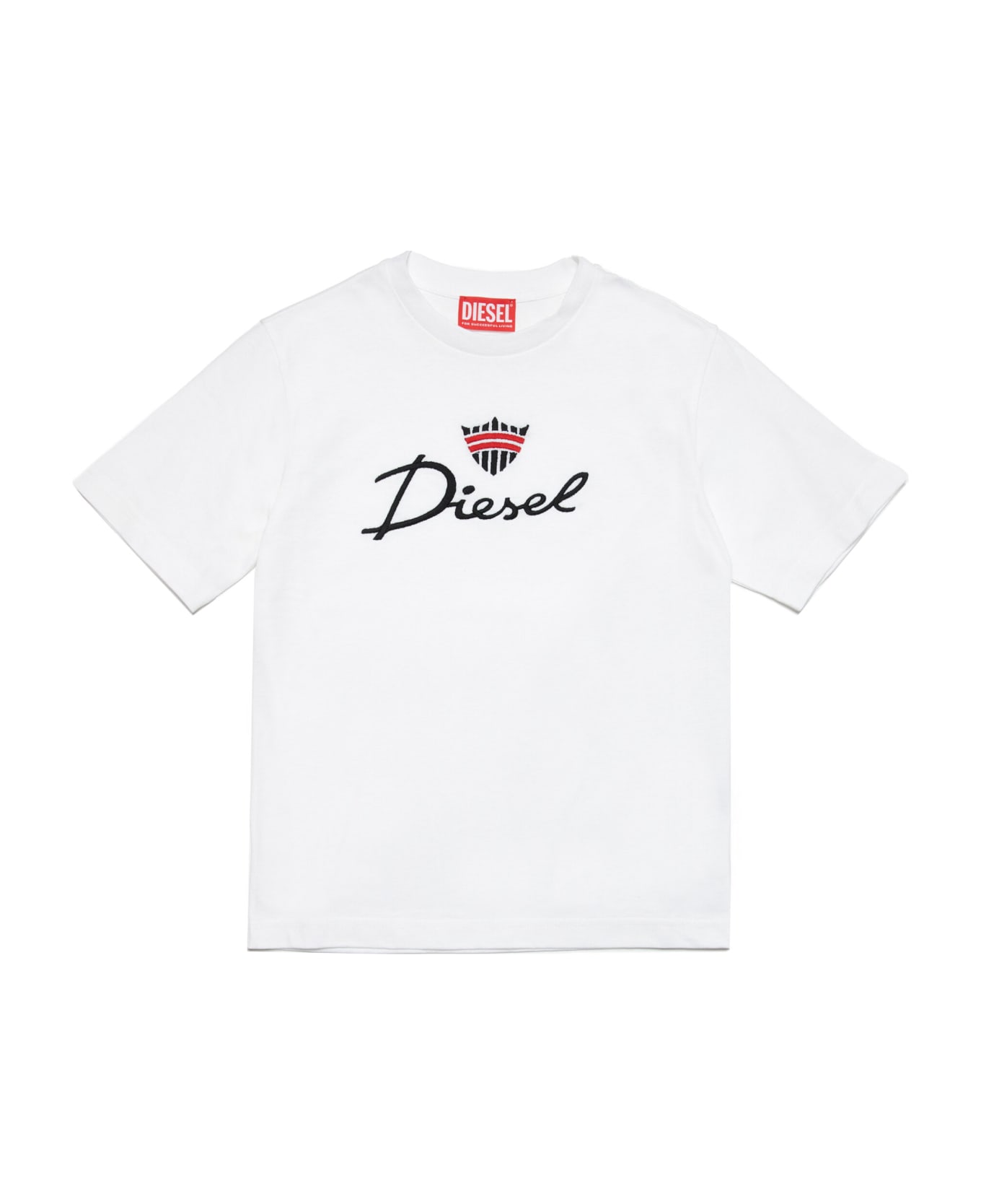 Diesel Twashg6 Over T-shirt Diesel T-shirt With Corona Logo - White Tシャツ＆ポロシャツ
