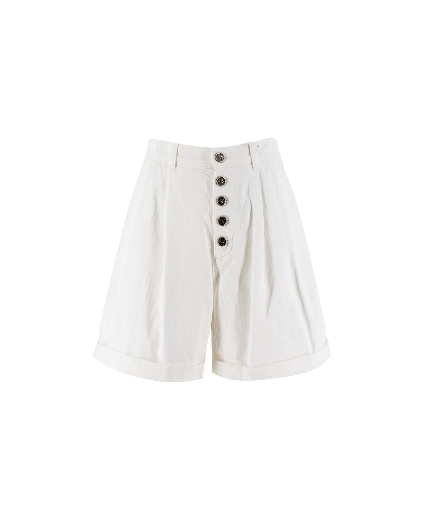 Etro Chevron Bermuda Shorts - WHITE ショートパンツ