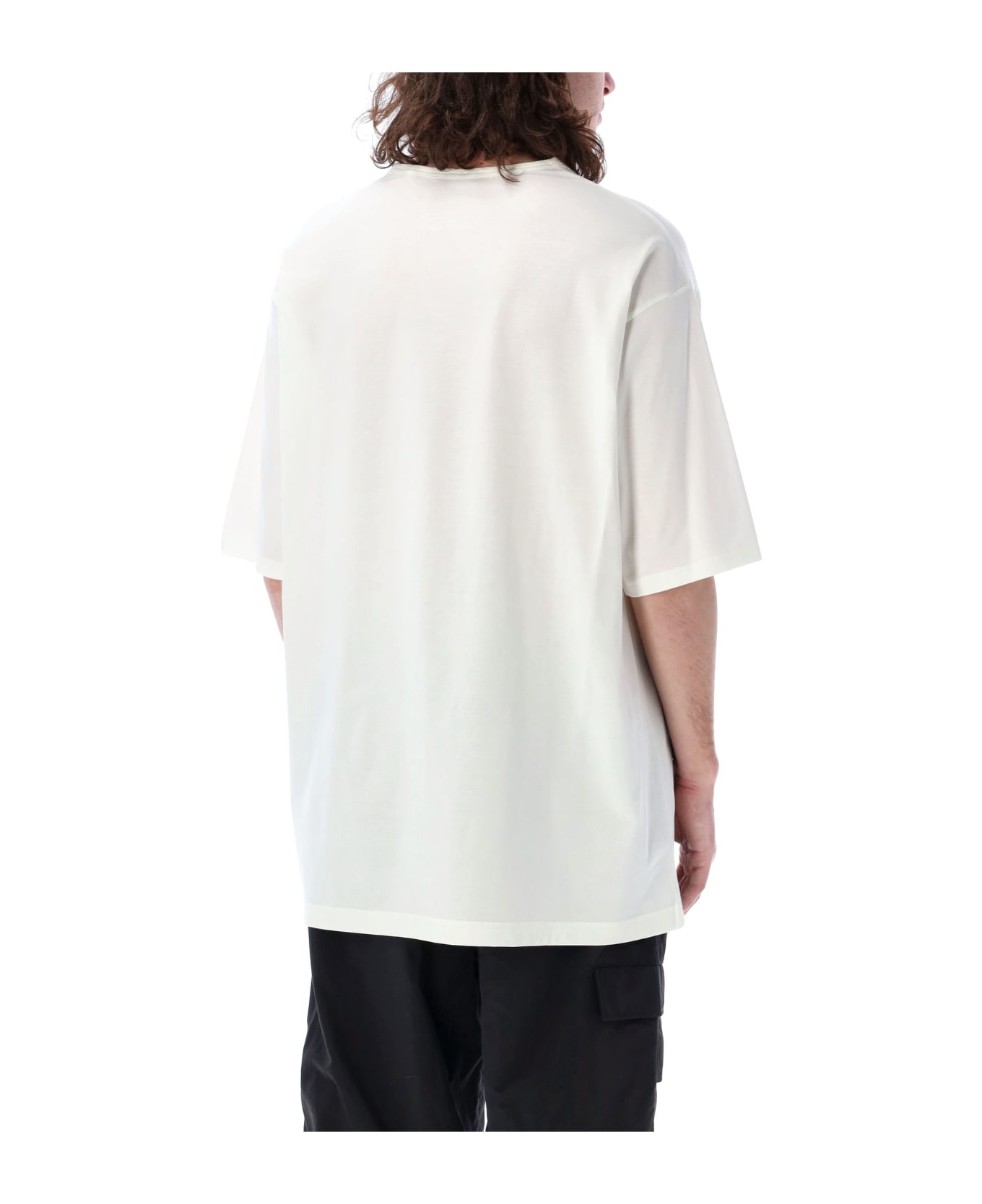Y-3 Oversized Logo T-shirt - WHITE Tシャツ