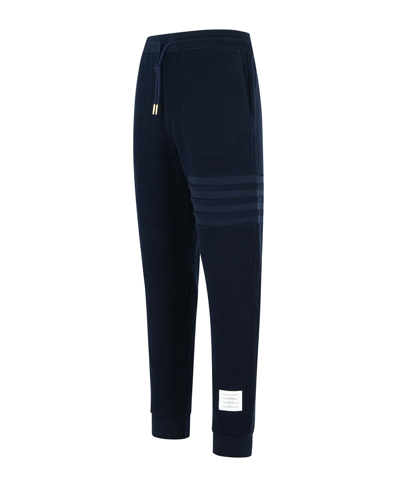 Thom Browne 
jogger
 Navy Cotton Pants - NAVY