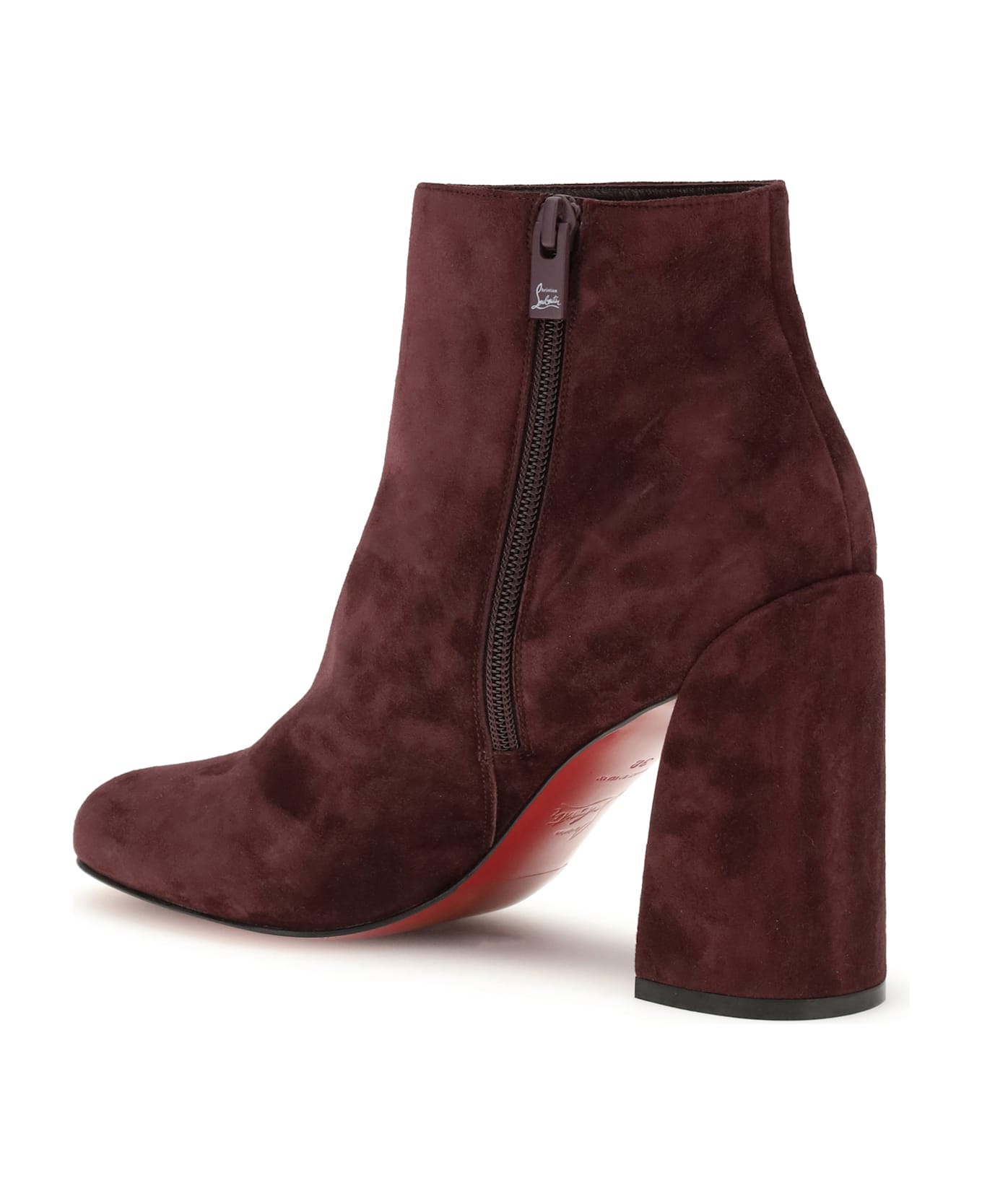 Christian Louboutin Velvet Jane Ankle Boots