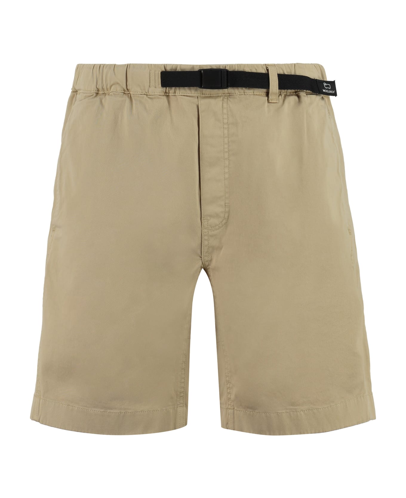 Woolrich Cotton Shorts - BEACHSAND