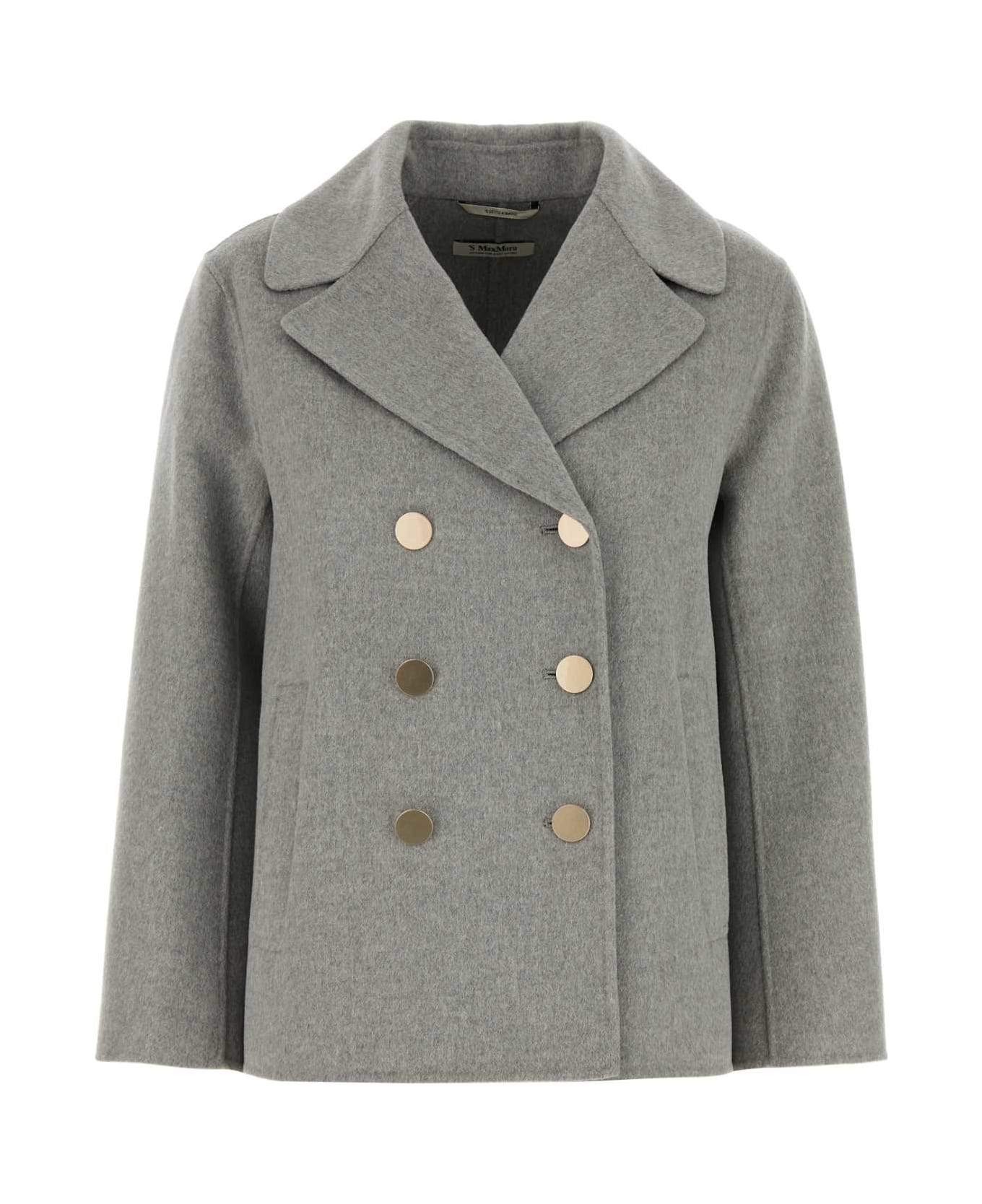 
S Max Mara Grey Wool Margot Coat 
S Max Mara