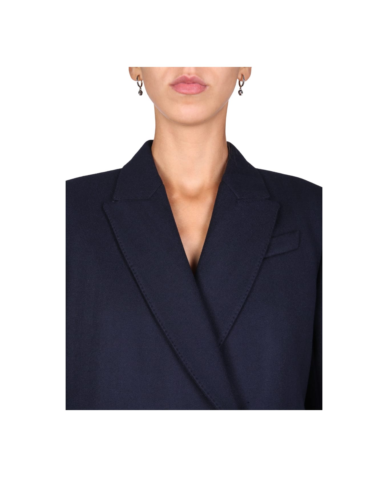 Alexander McQueen Double-breasted Jacket - BLUE