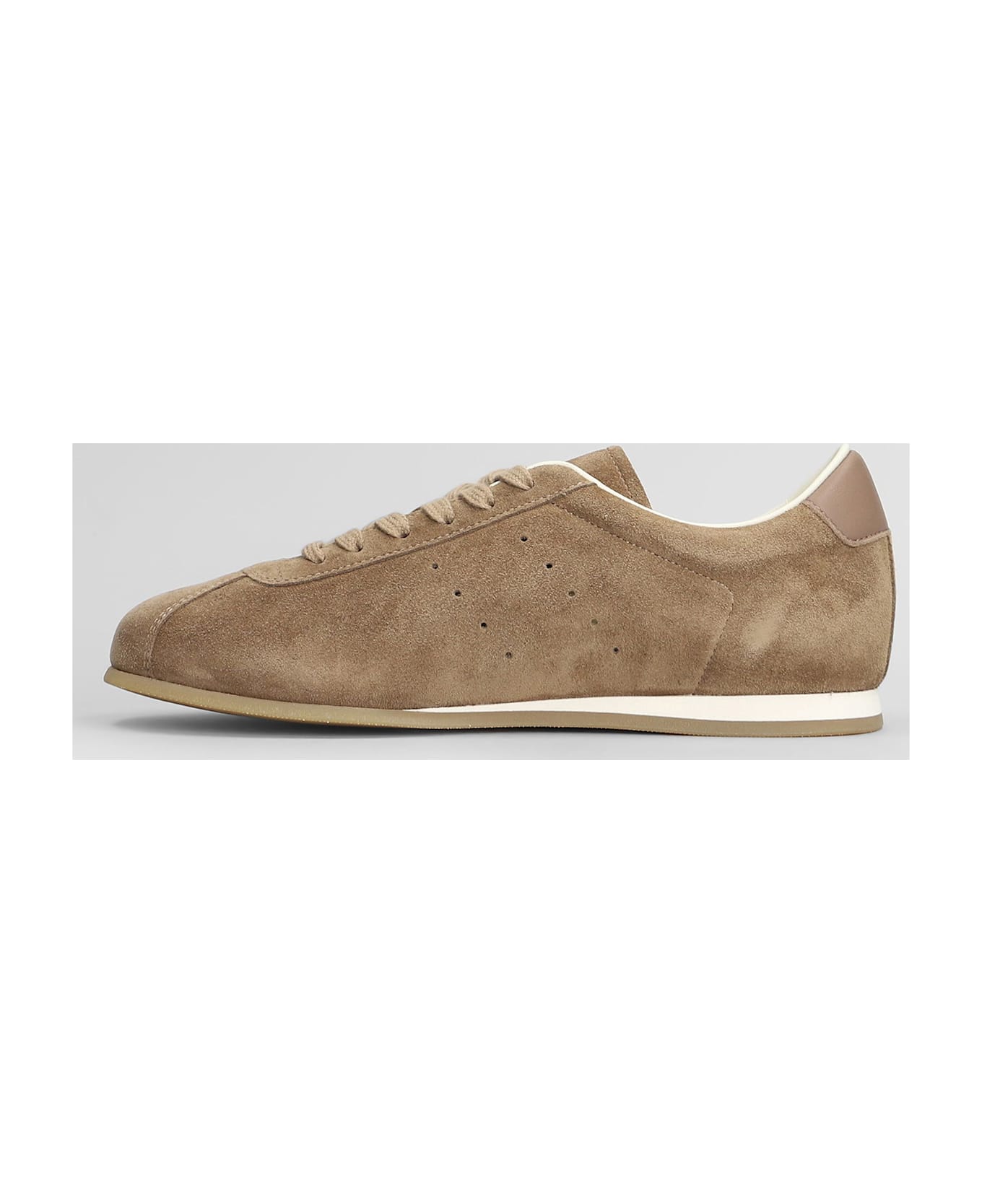 Common Projects Driving Shoe Sneakers In Taupe Suede - taupe