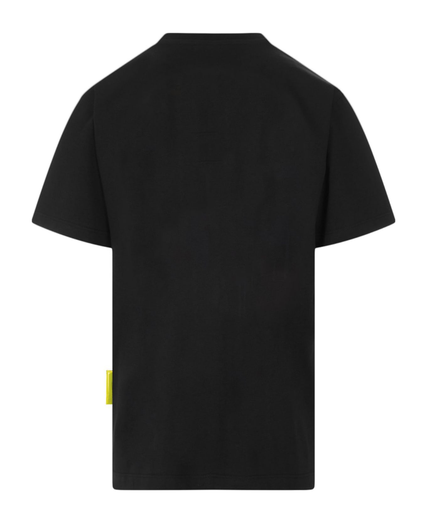 Barrow Black Cotton T-shirt - Black