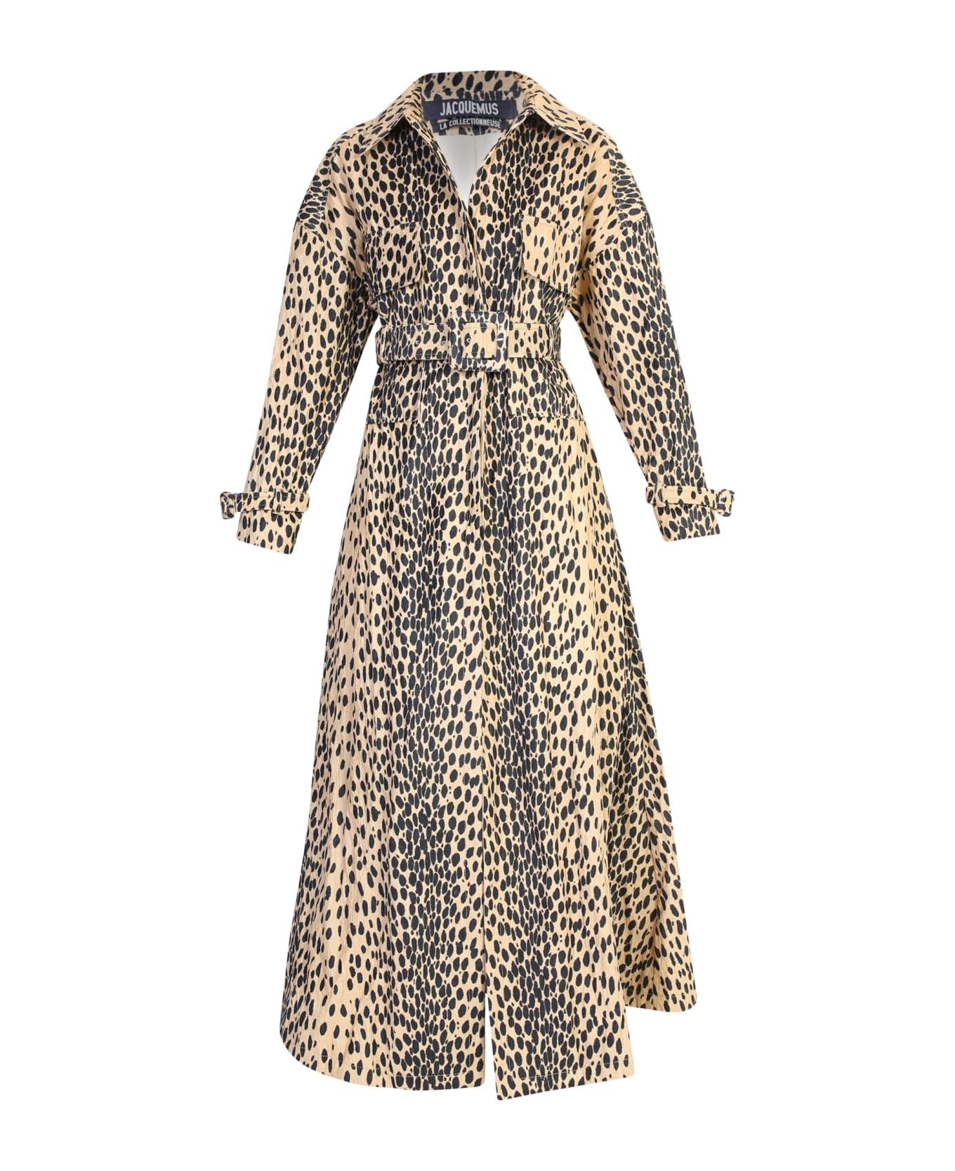 Jacquemus Leopard Print Trench Coat | italist