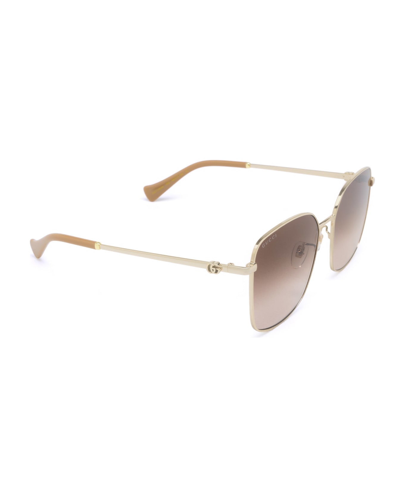 Gucci Eyewear Gg1146sk Gold Sunglasses - Gold