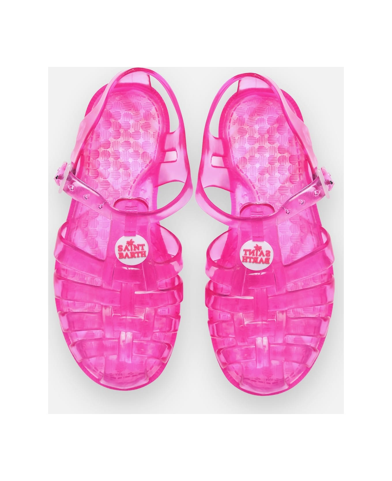 MC2 Saint Barth Fluo Pink Jelly Sandals - PINK