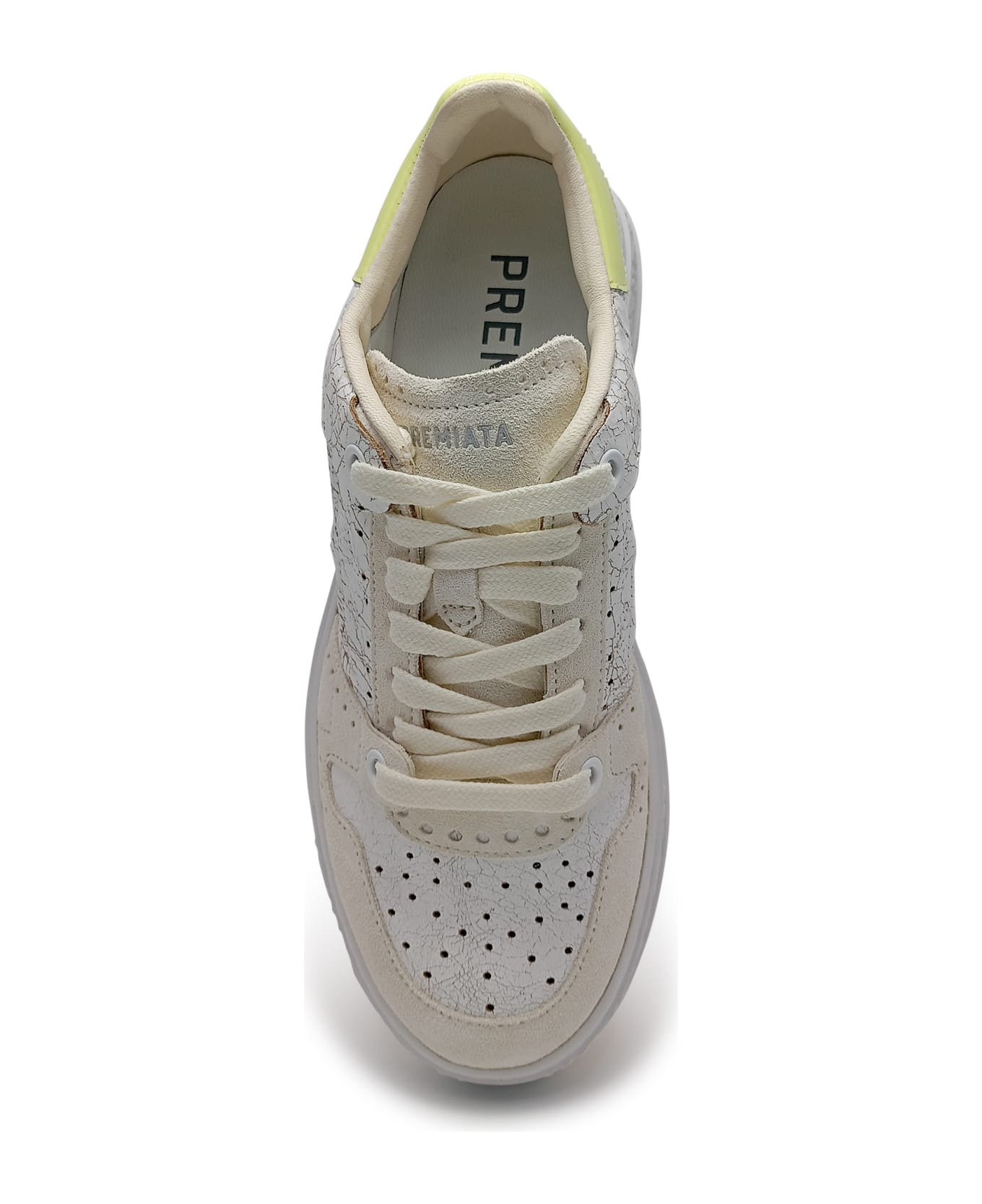 Premiata Quinn Leather Sneakers - Grey