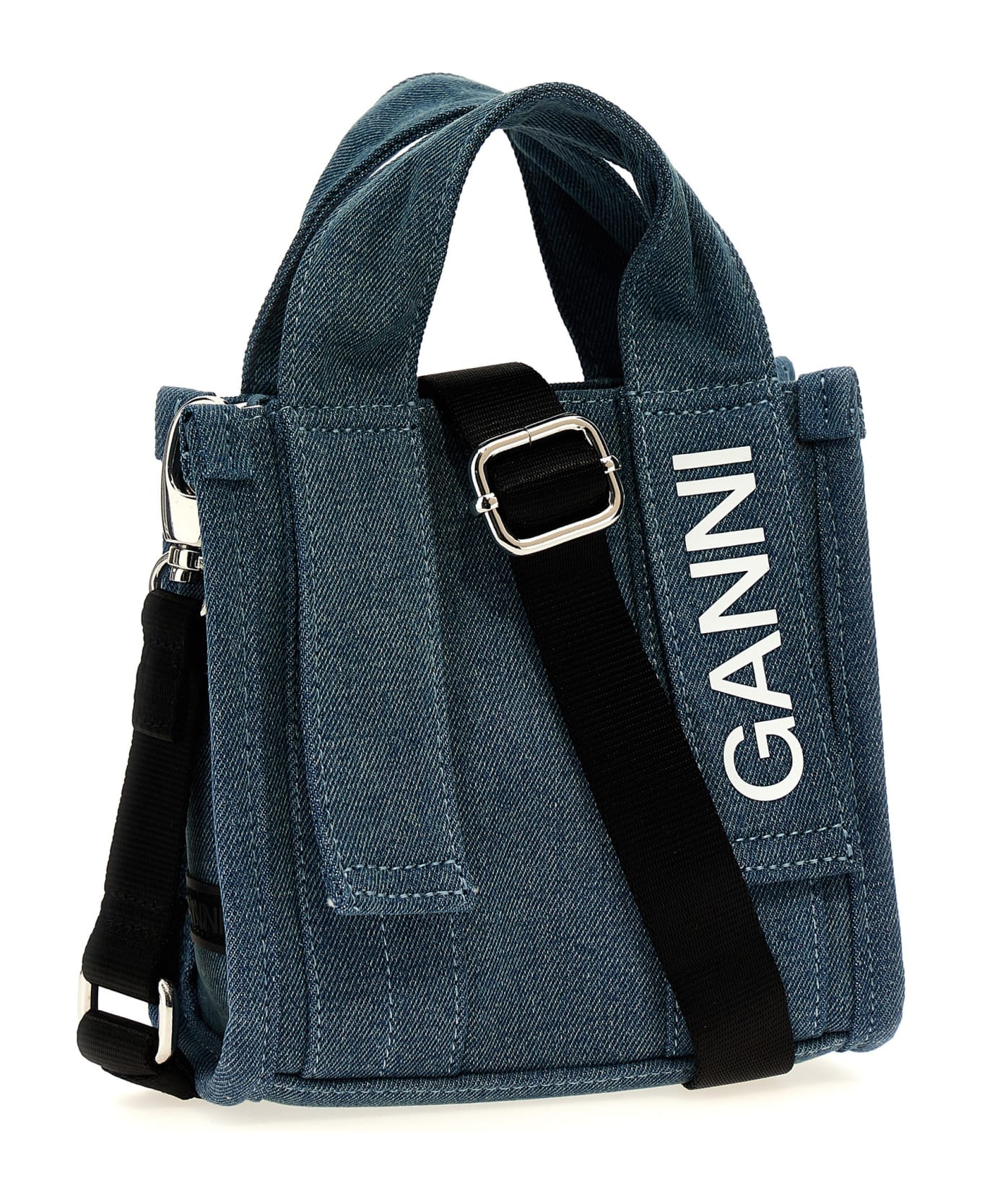 Ganni 'mini Tech' Shopping Bag - BLUE
