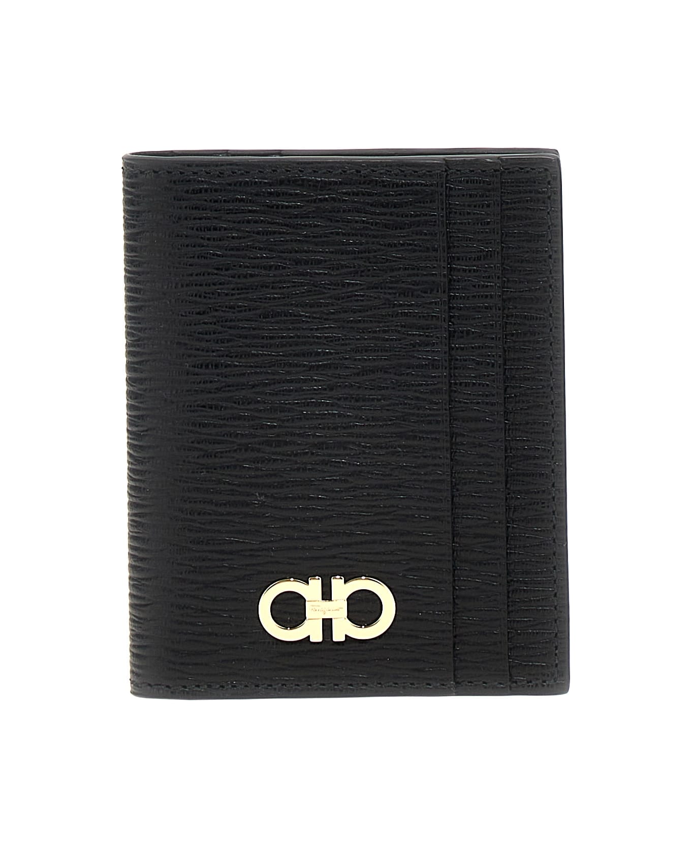 Ferragamo 
gancini
 Card Holder - Black  