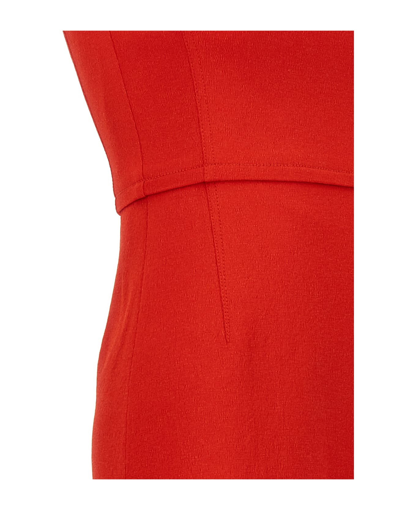 Tory Burch Faille Stretch Dress - Red