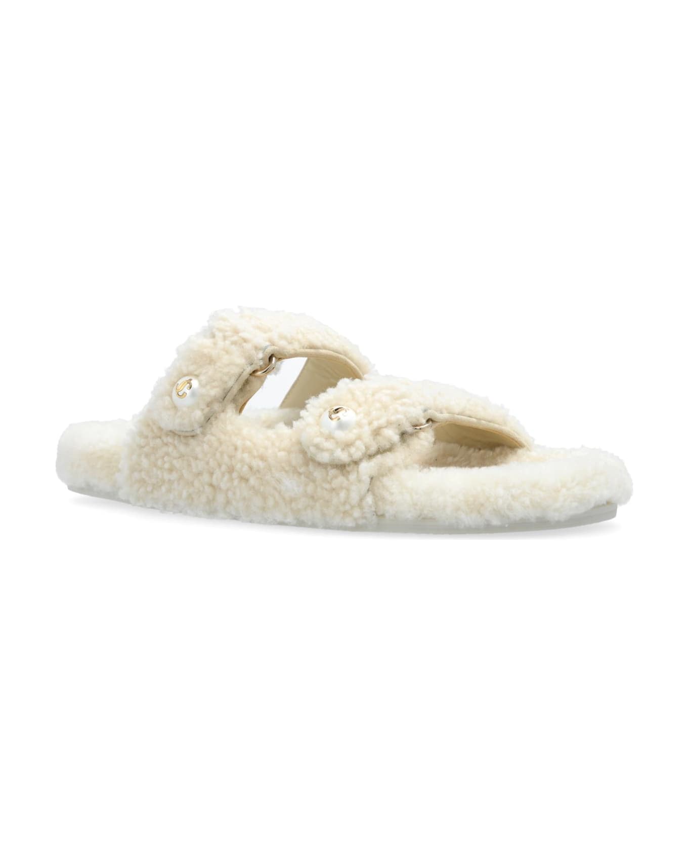 Jimmy Choo Slippers Fayence - WHITE