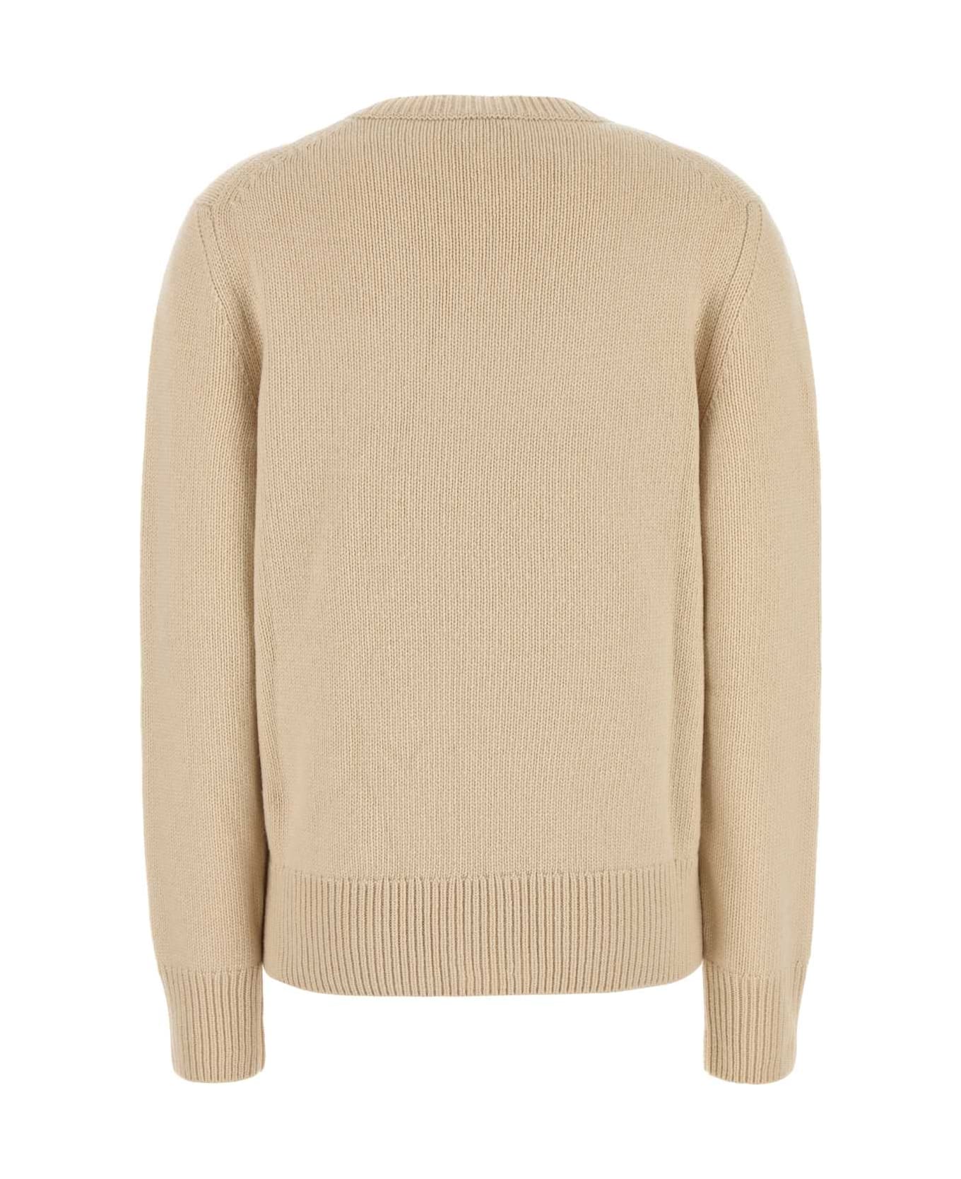 Burberry Beige Wool Sweater - NUTMEG