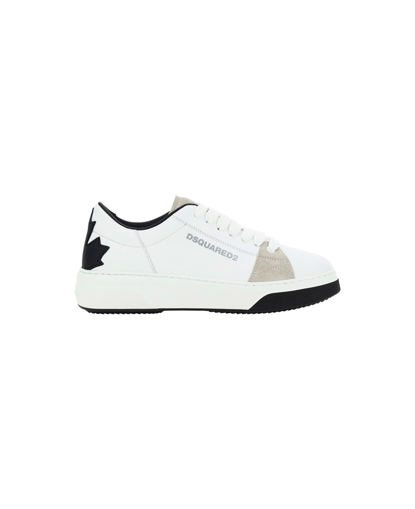 Dsquared2 White Leather Sneakers - M072