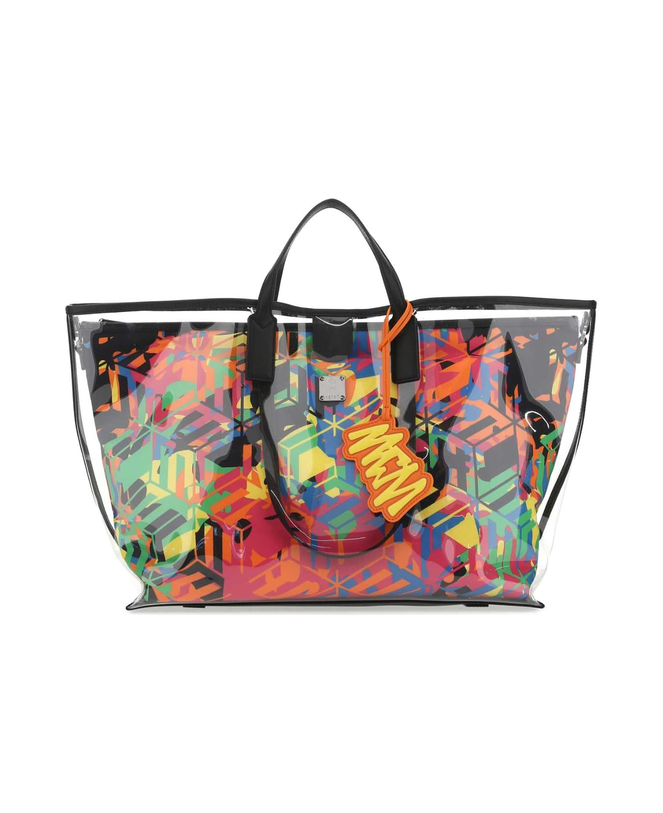 MCM Multicolor Nylon And Pvc Shopping Bag - MT