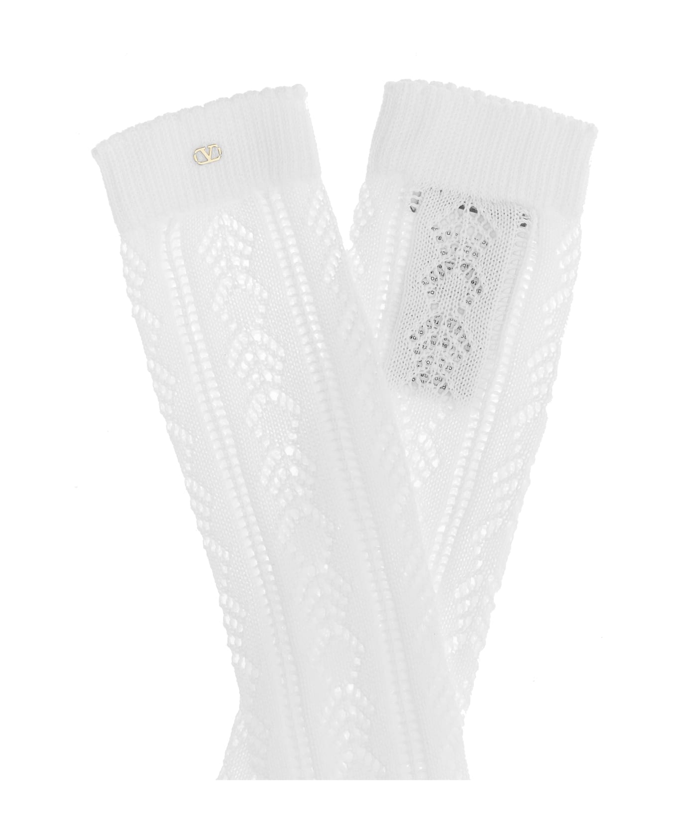 Valentino Garavani 
vlogo
 Socks - White
