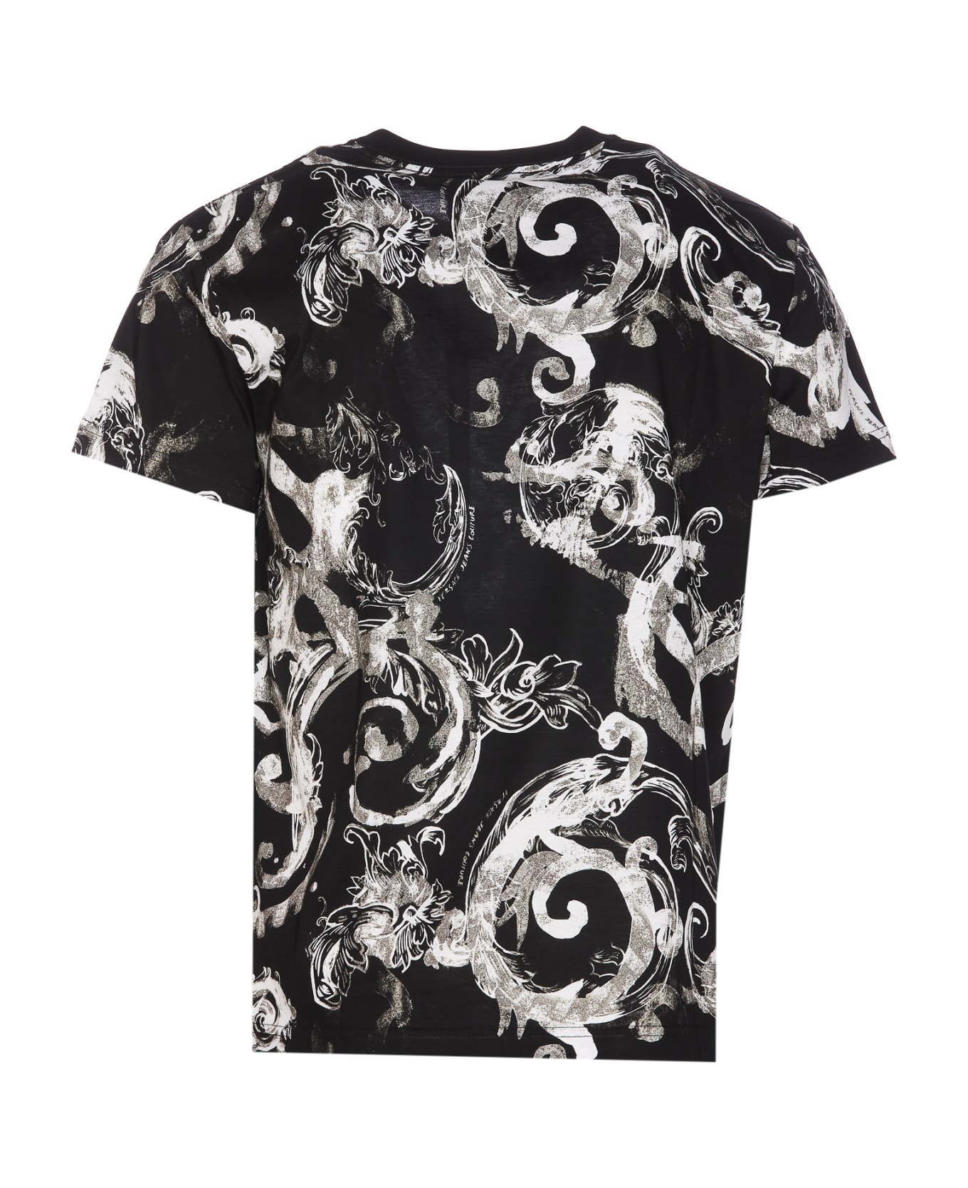Versace Jeans Couture Watercolour Couture T-shirt - BLACK/WHITE シャツ
