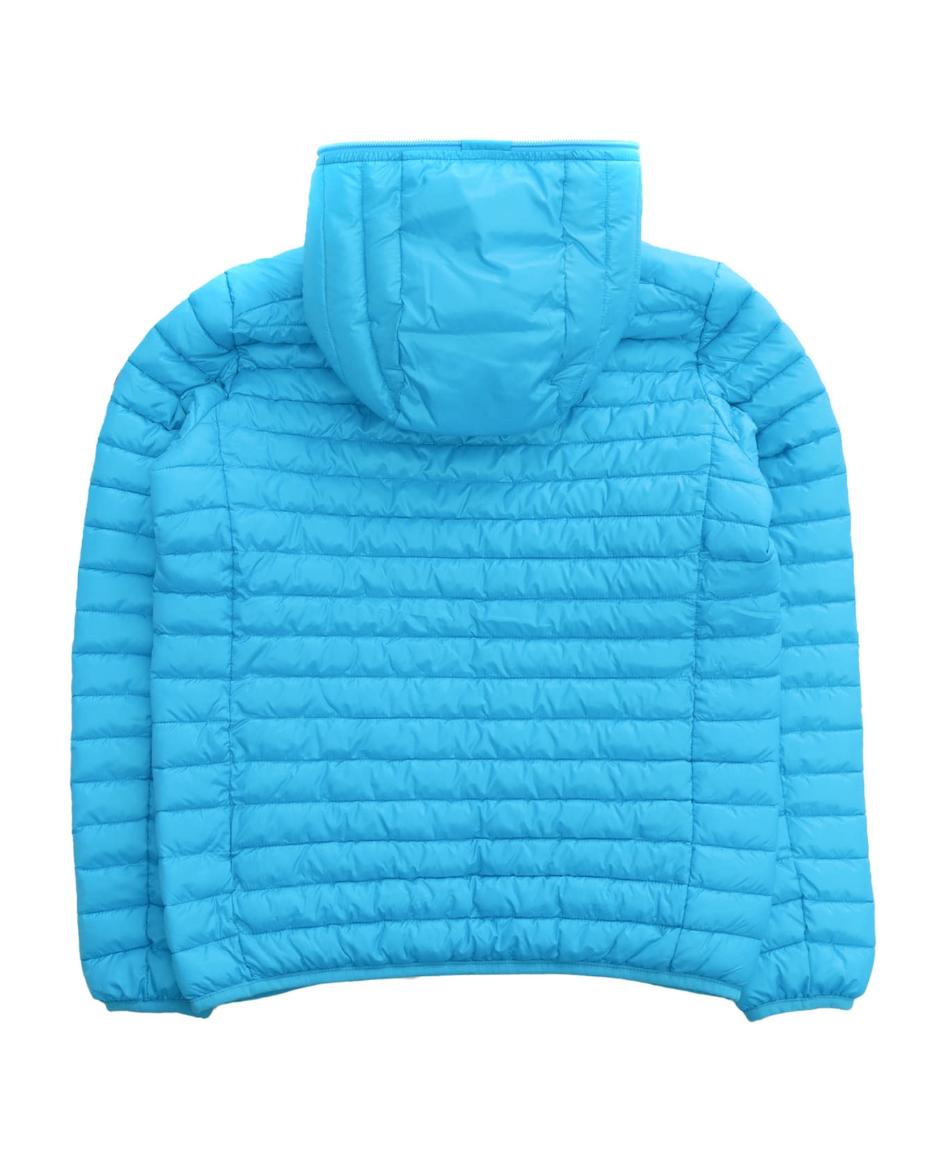 Save the Duck Fluo Hooded Jacket - BLUE