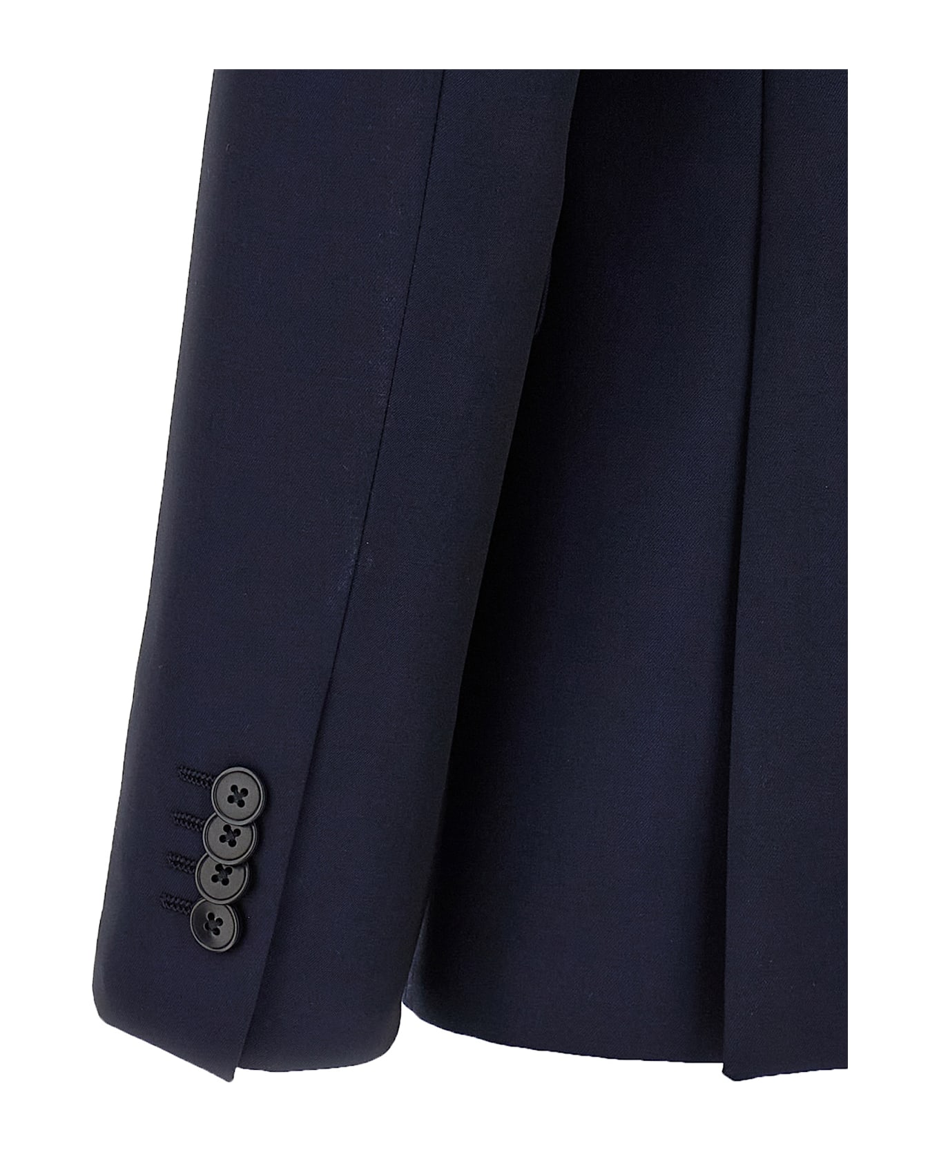 Zegna Mohair Wool Dress - Blue