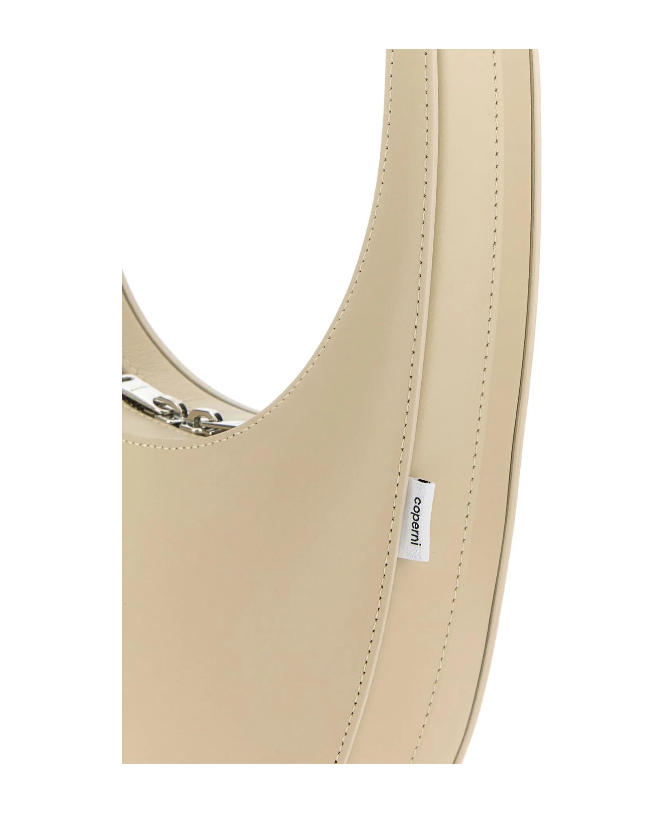 Coperni Sand Leather Swipe Handbag - Beige