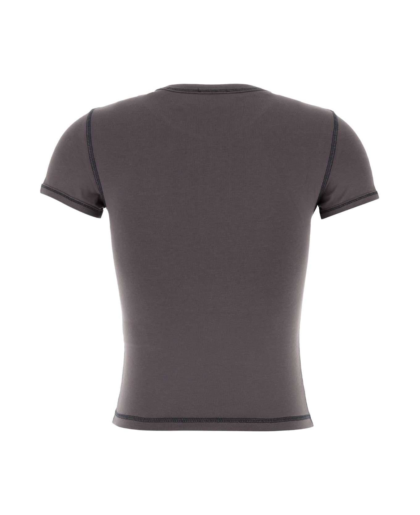 Diesel Purple Stretch Cotton T-shirt - 96I