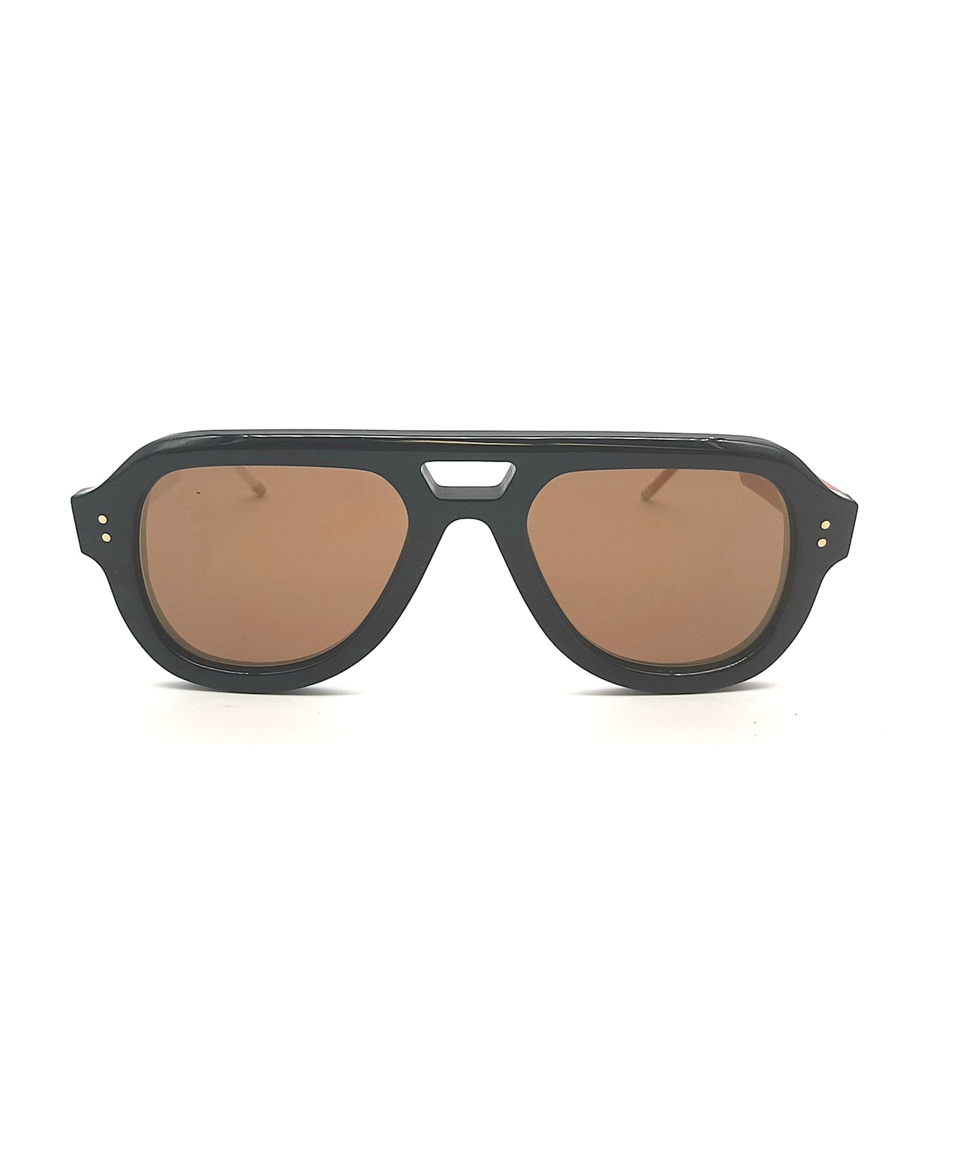 Thom Browne UES923A/G0002 Sunglasses - Navy With Red And Whi